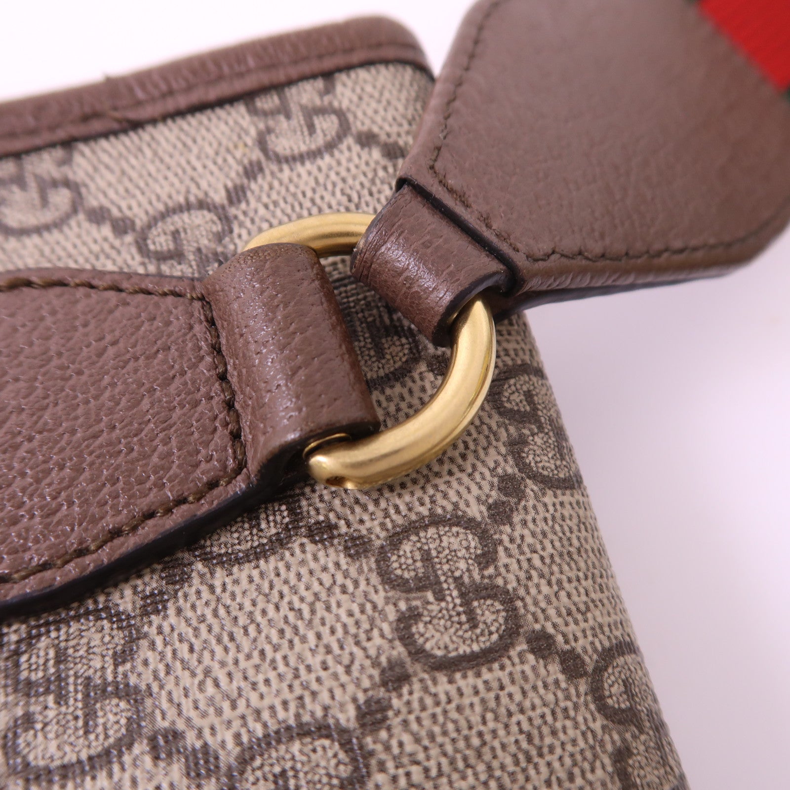 GUCCI 塗層帆布Neo Vintage GG Messenger金扣肩背袋