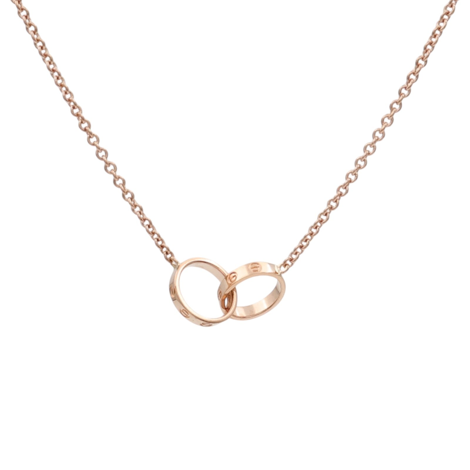 CARTIER 18K玫瑰金Love Pendant項鍊