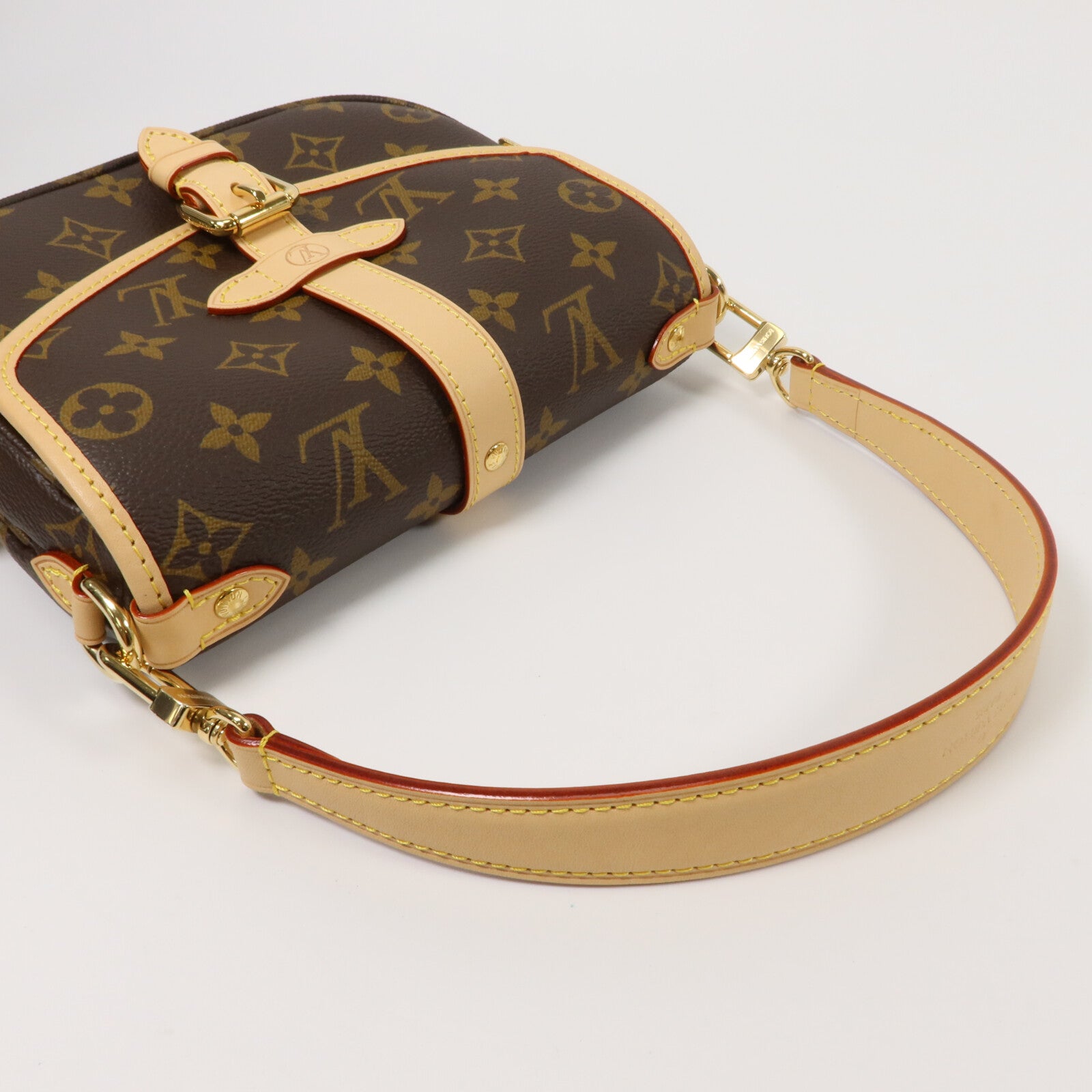 LOUIS VUITTON Monogram Saumur BB手挽肩背兩用袋