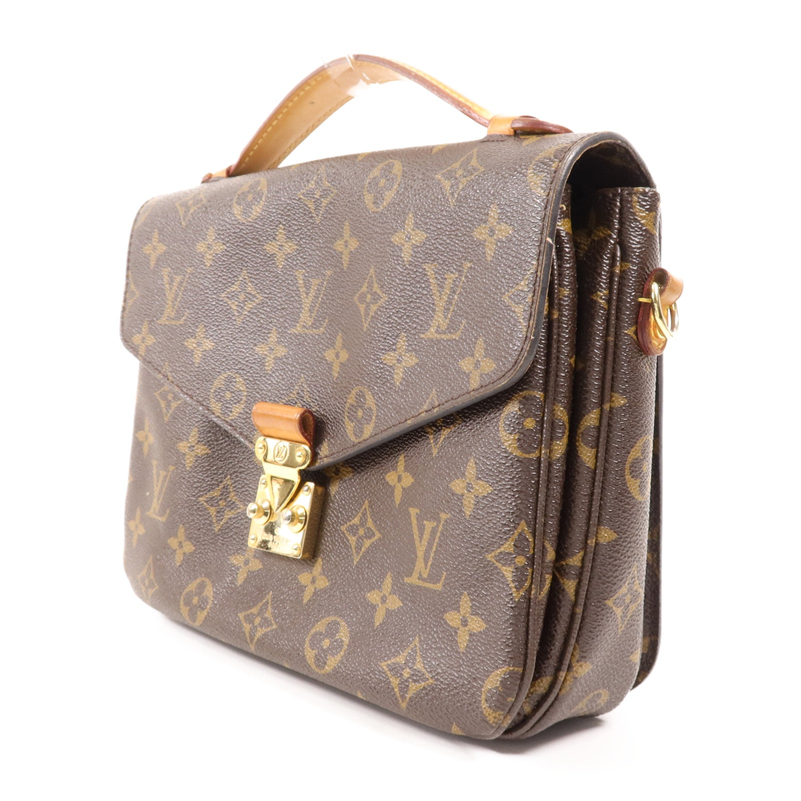 LOUIS VUITTON Monogram Pochette Metis MM金扣手挽肩背兩用袋