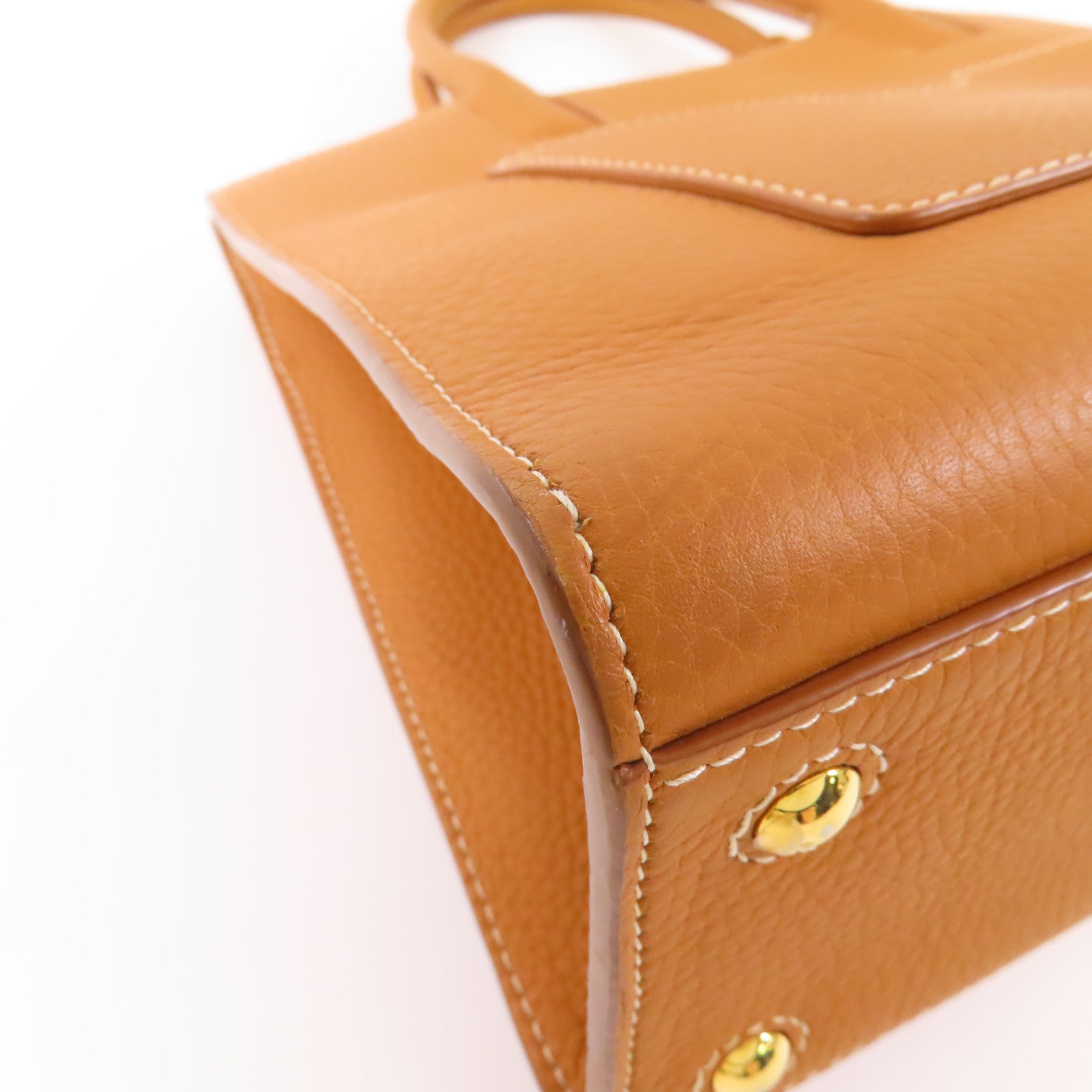 BURBERRY 【激減優惠】牛皮皮革2 Way Shoulder Bag金扣手挽肩背兩用袋