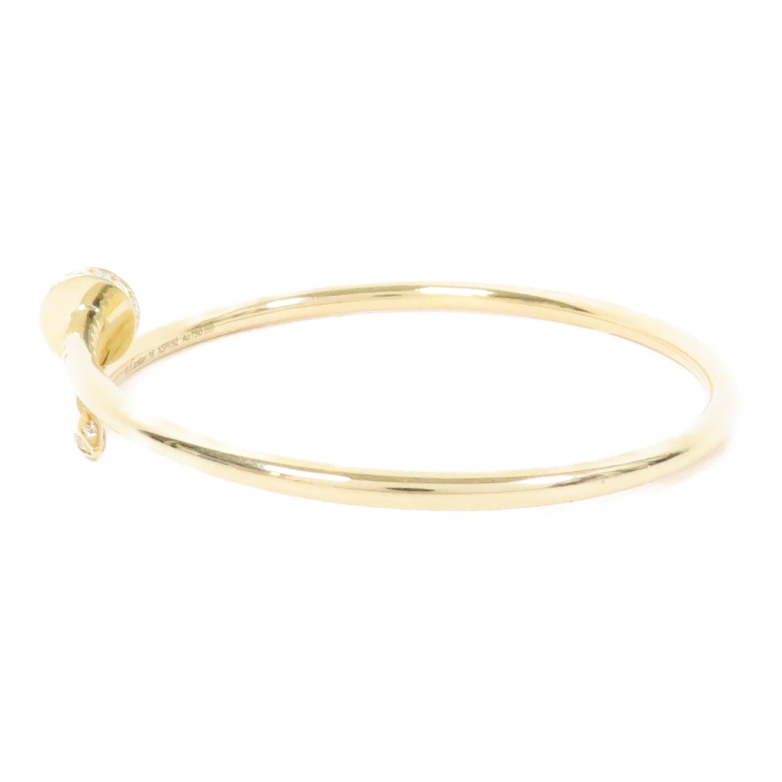 CARTIER 18K黃金Juste Un Clou Blaceret手鐲金色Cartier#16