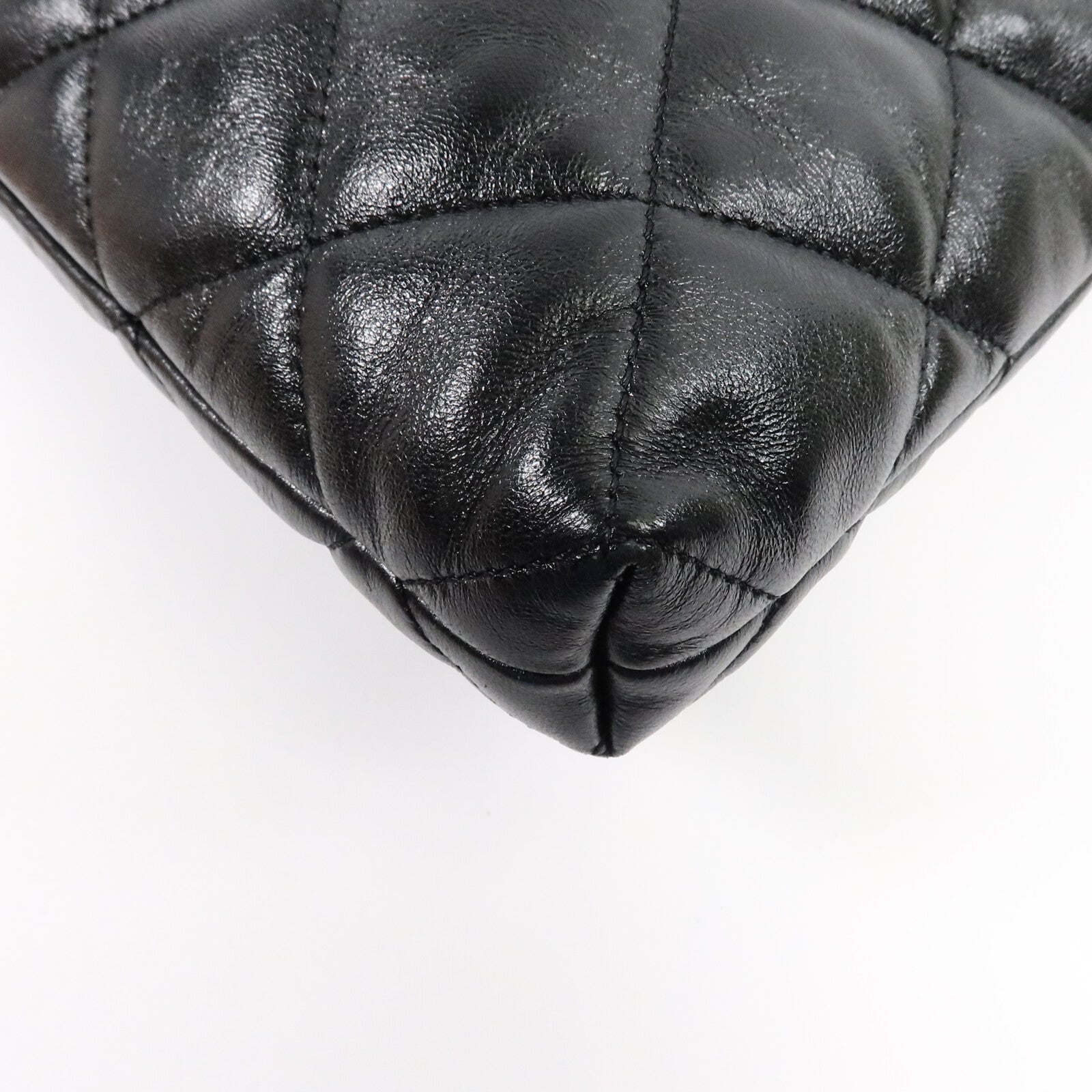 CHANEL 羊皮皮革Hobo Bag鏈帶肩背袋