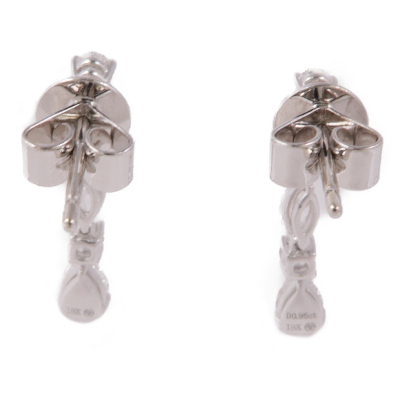 JEWELRY 18K白金Diamond Earrings鑽石耳環