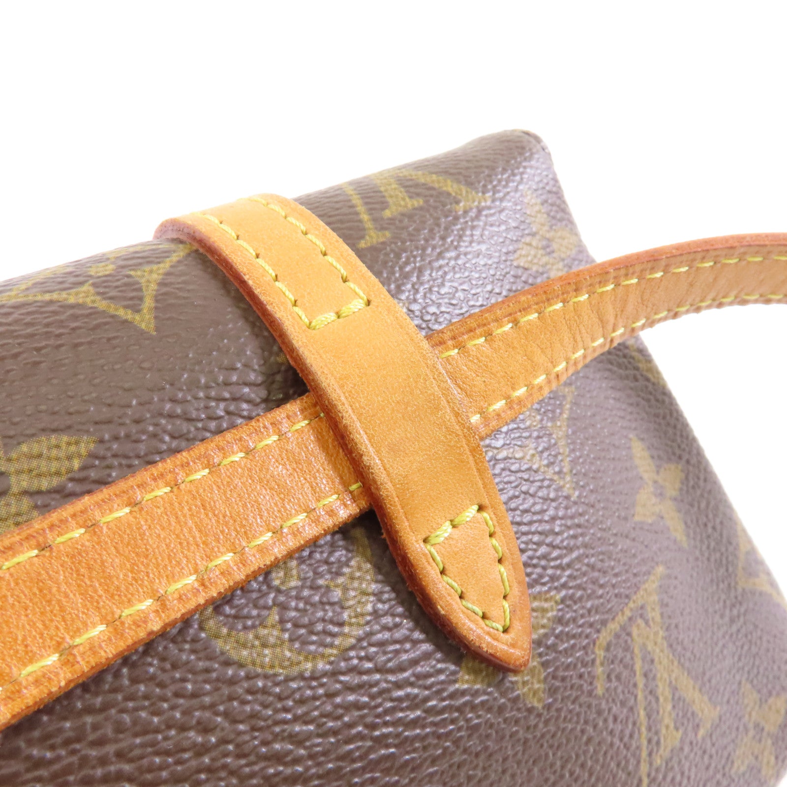 LOUIS VUITTON Monogram Pochette Marelle金扣腰包啡色