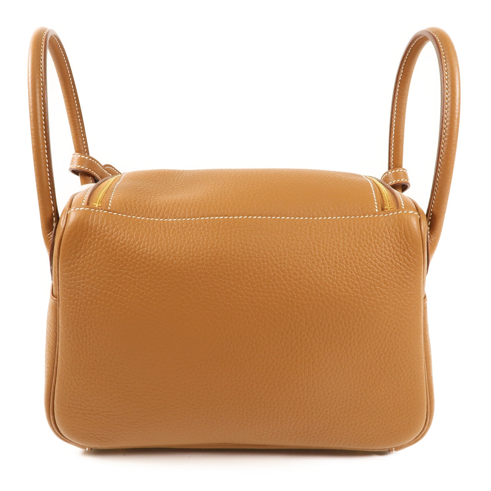HERMES Clemence皮革Lindy 26金扣手挽肩背兩用袋37 Gold