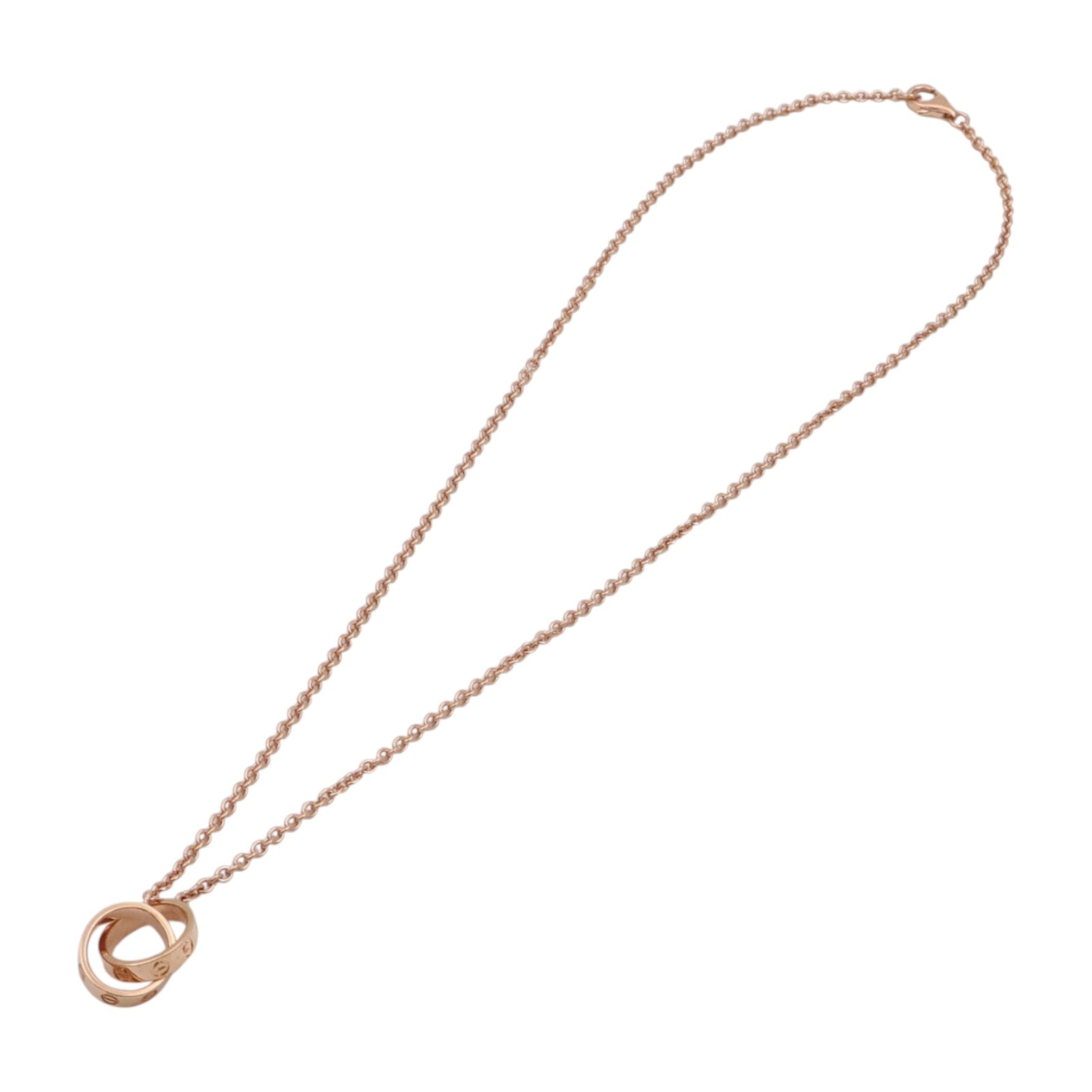 CARTIER 18K玫瑰金Love Pendant項鍊