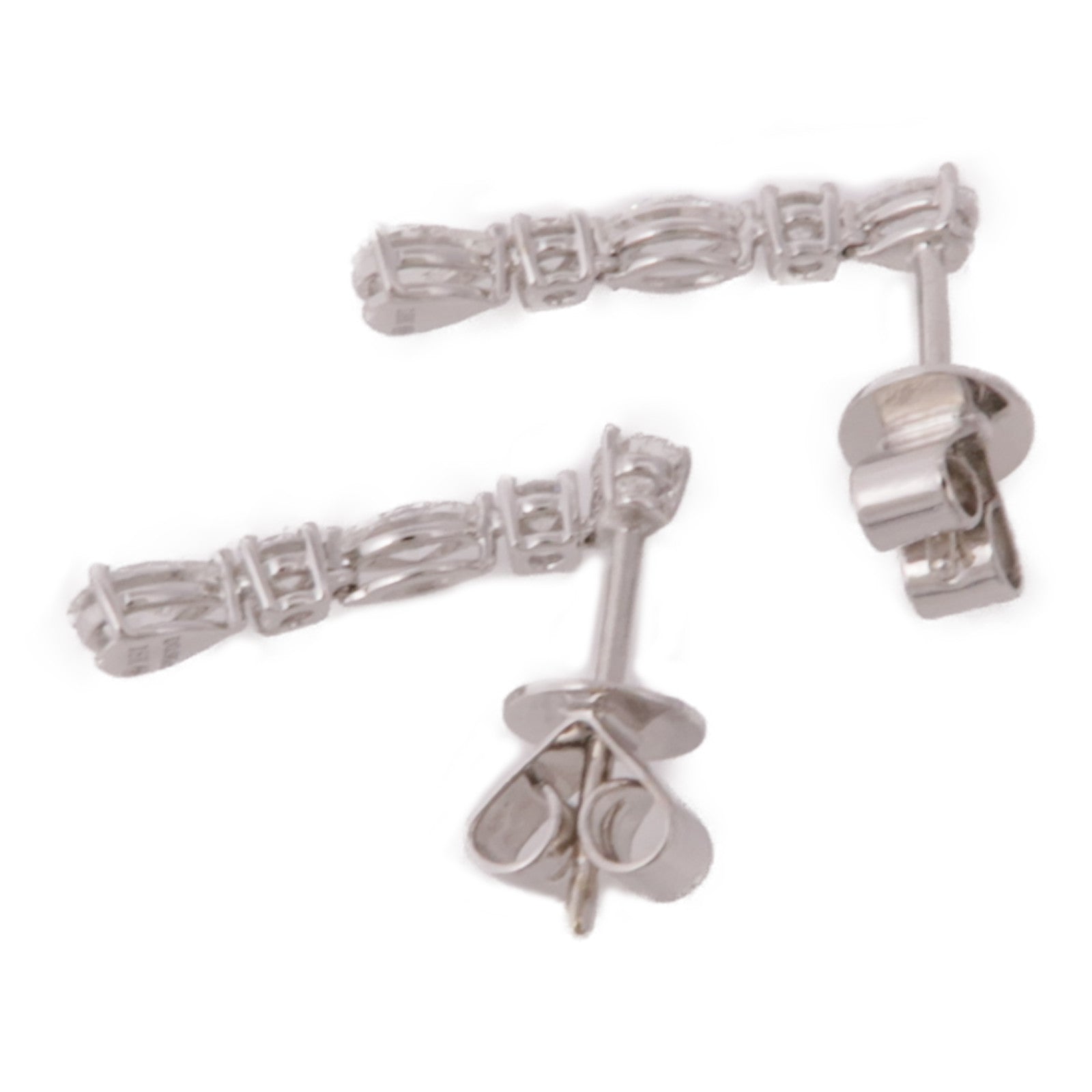 JEWELRY 18K白金Diamond Earrings鑽石耳環