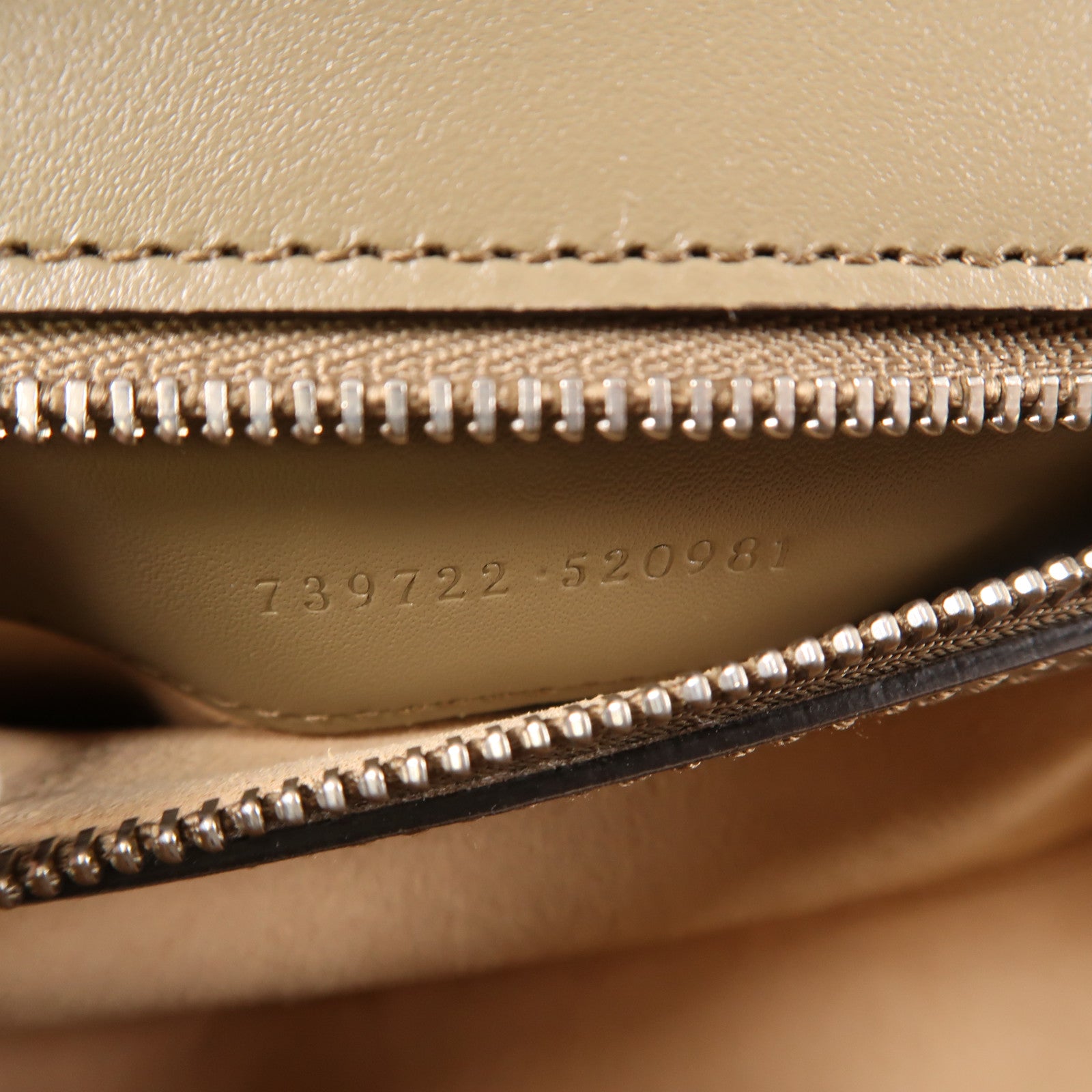 GUCCI 塗層帆布Mini Petite GG銀扣手挽肩背兩用袋啡色