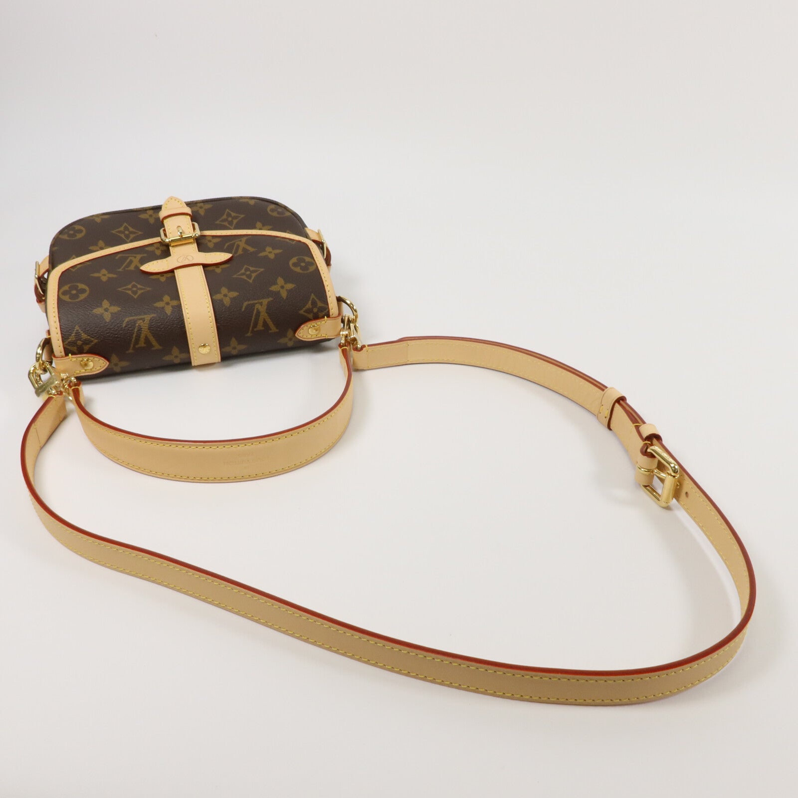 LOUIS VUITTON Monogram Saumur BB手挽肩背兩用袋