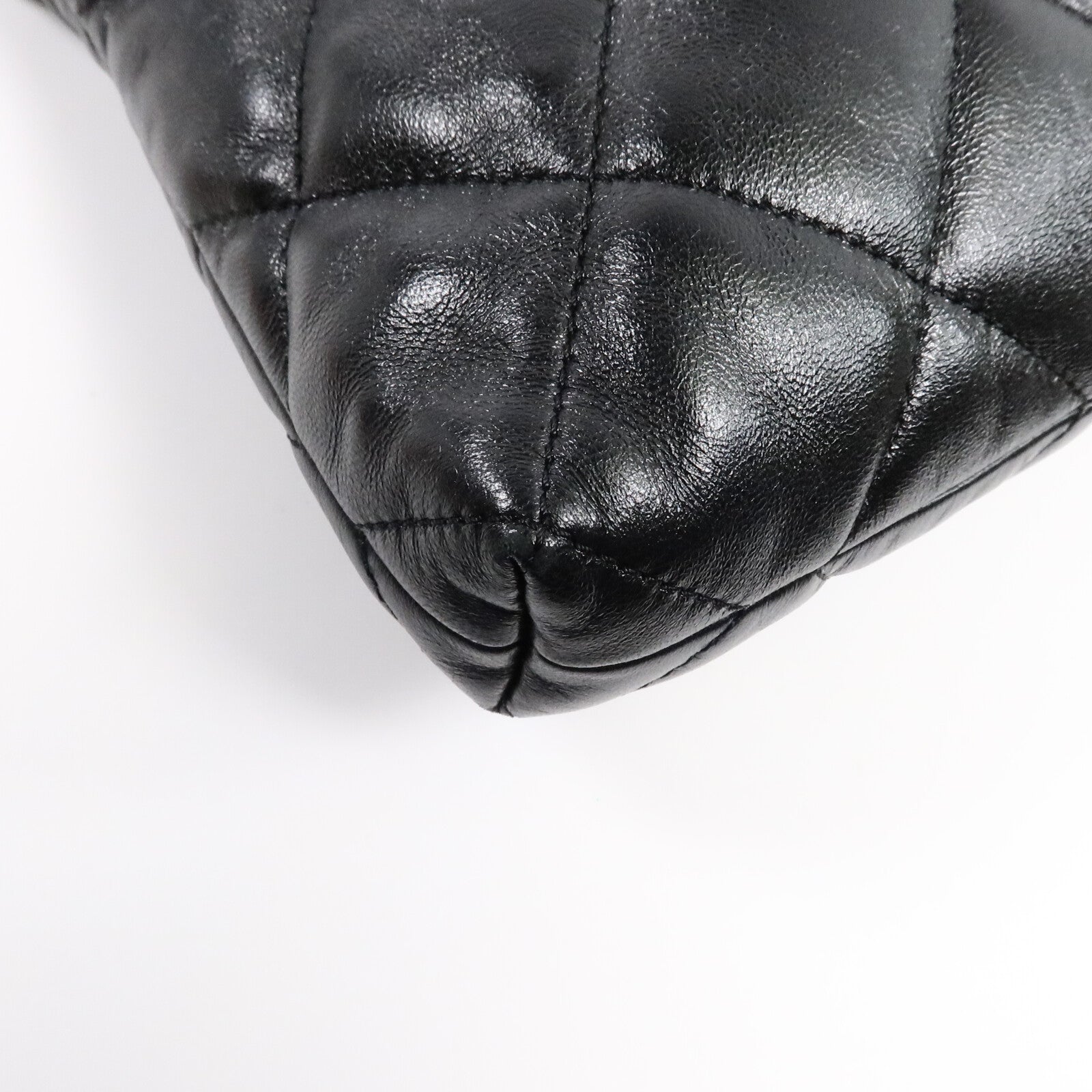 CHANEL 羊皮皮革Hobo Bag鏈帶肩背袋