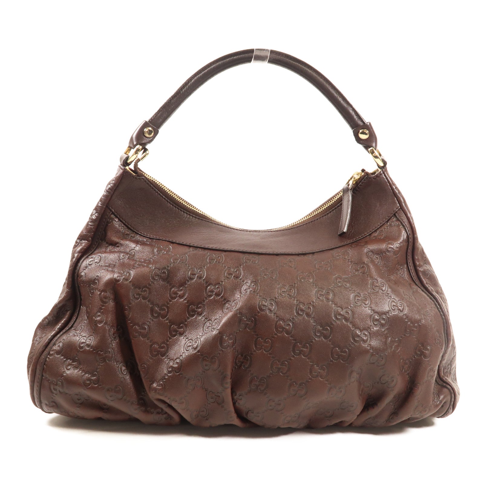 GUCCI 牛皮皮革Hand Bag金扣肩背袋
