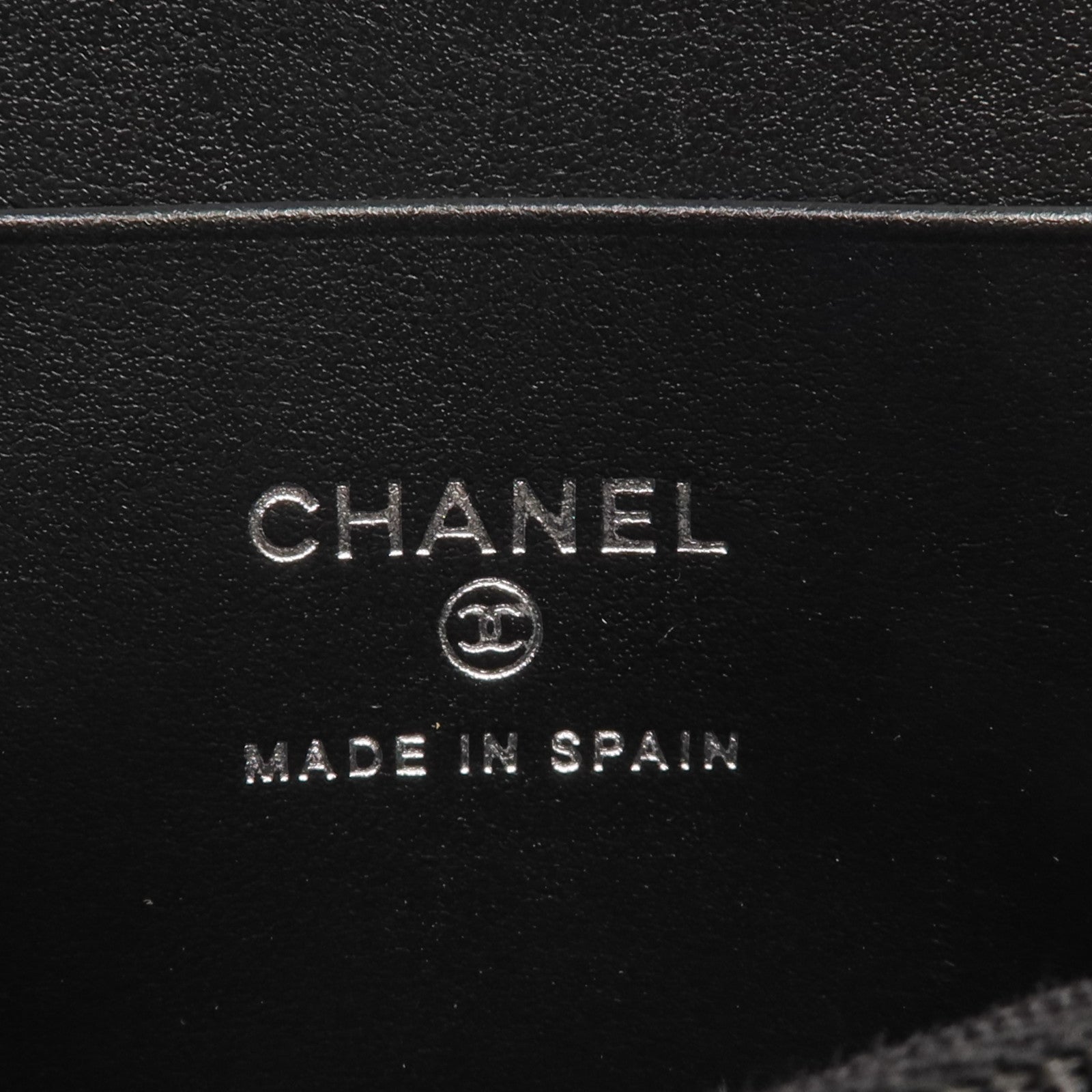 CHANEL 牛皮皮革Coin/Card Case銀扣零錢包/卡片套