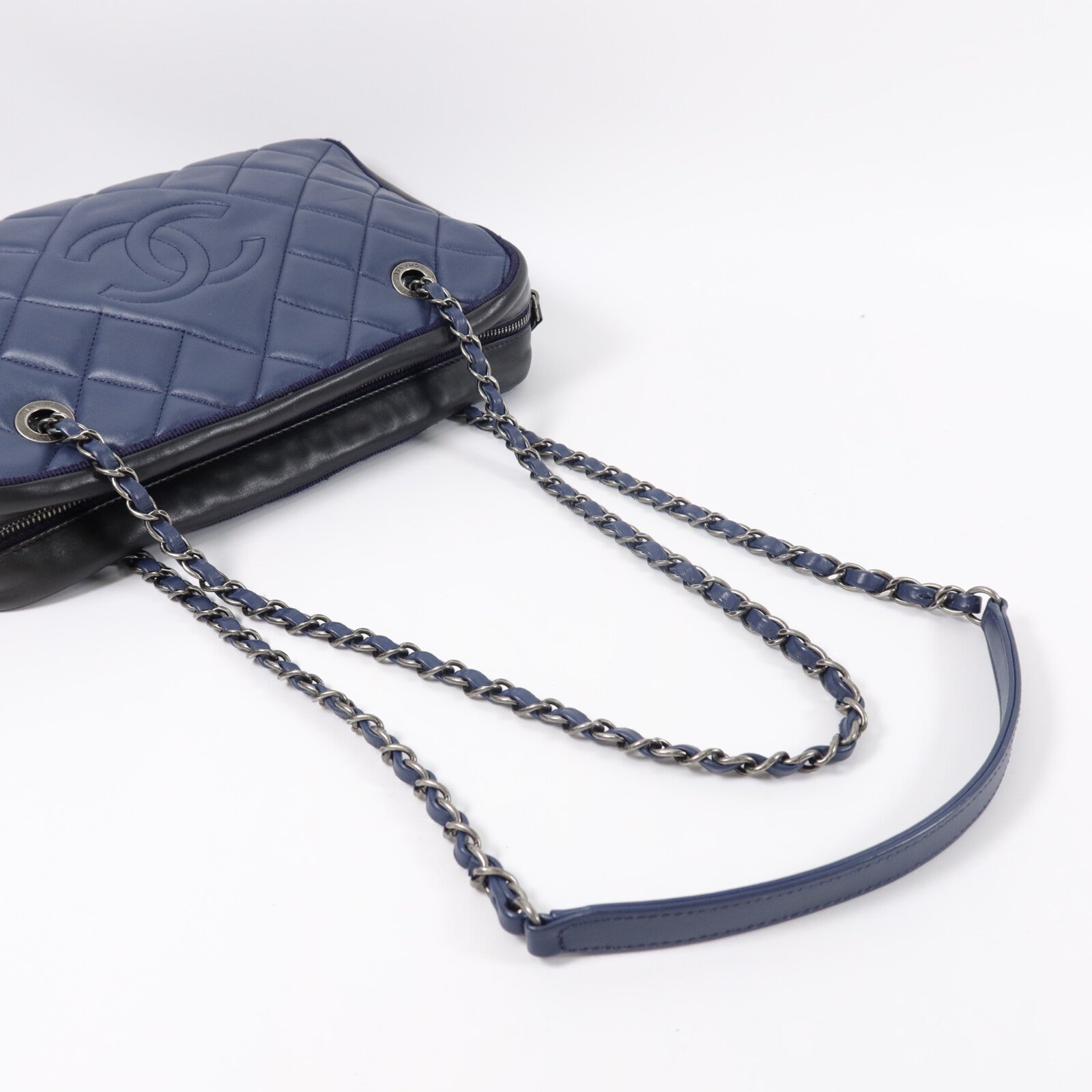 CHANEL 牛皮皮革Shoulder Bag鏈帶肩背袋