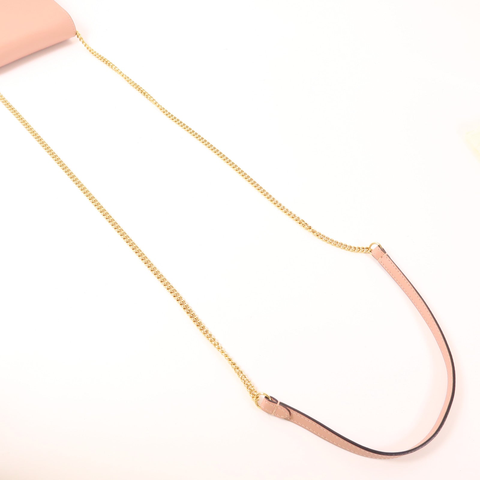 FENDI 牛皮皮革Phone Bag金扣鏈帶肩背袋