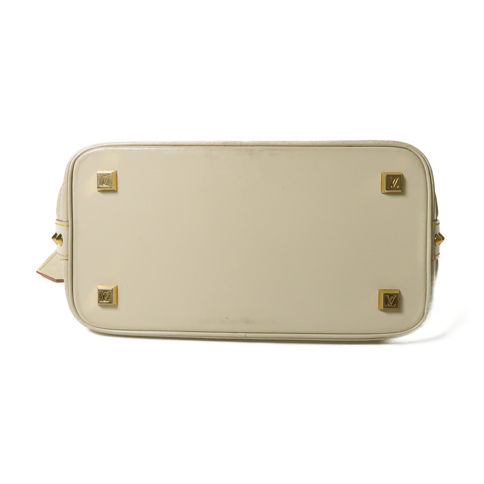 LOUIS VUITTON 【激減優惠】Suhali皮革Lockit PM金扣手挽袋米色