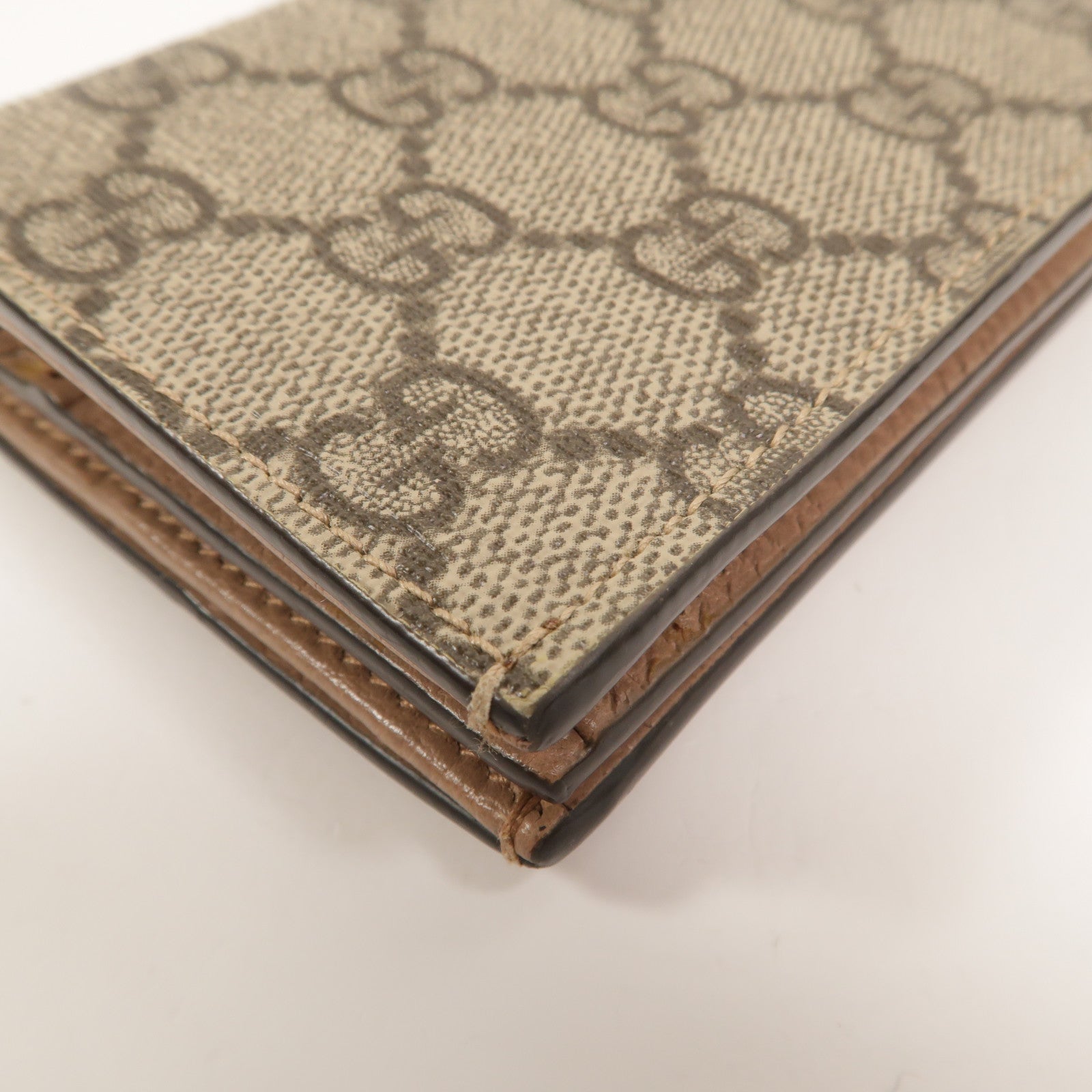 GUCCI 塗層帆布GG Marmont Wallet錢包