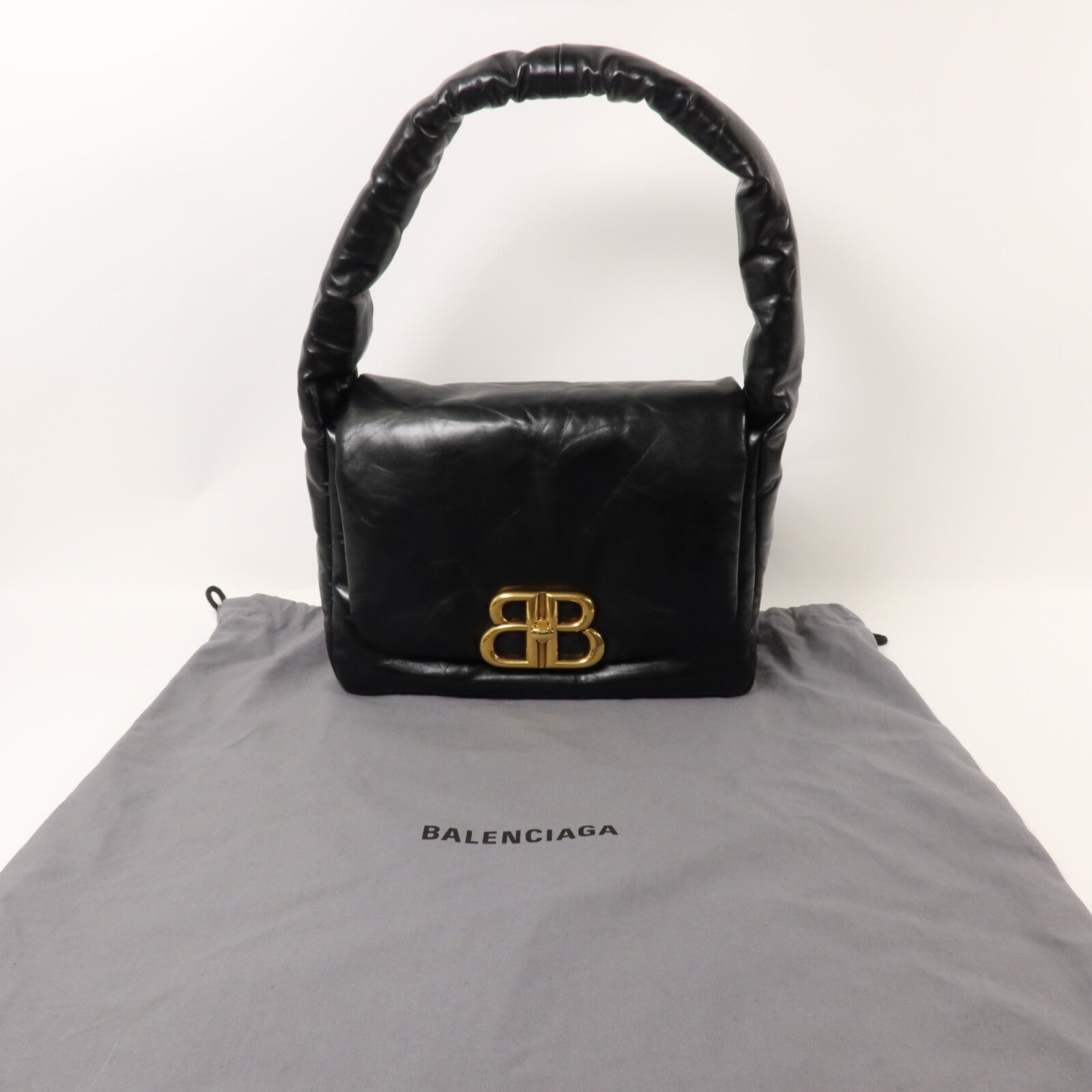 BALENCIAGA 牛皮皮革Monaco Sling M肩背袋