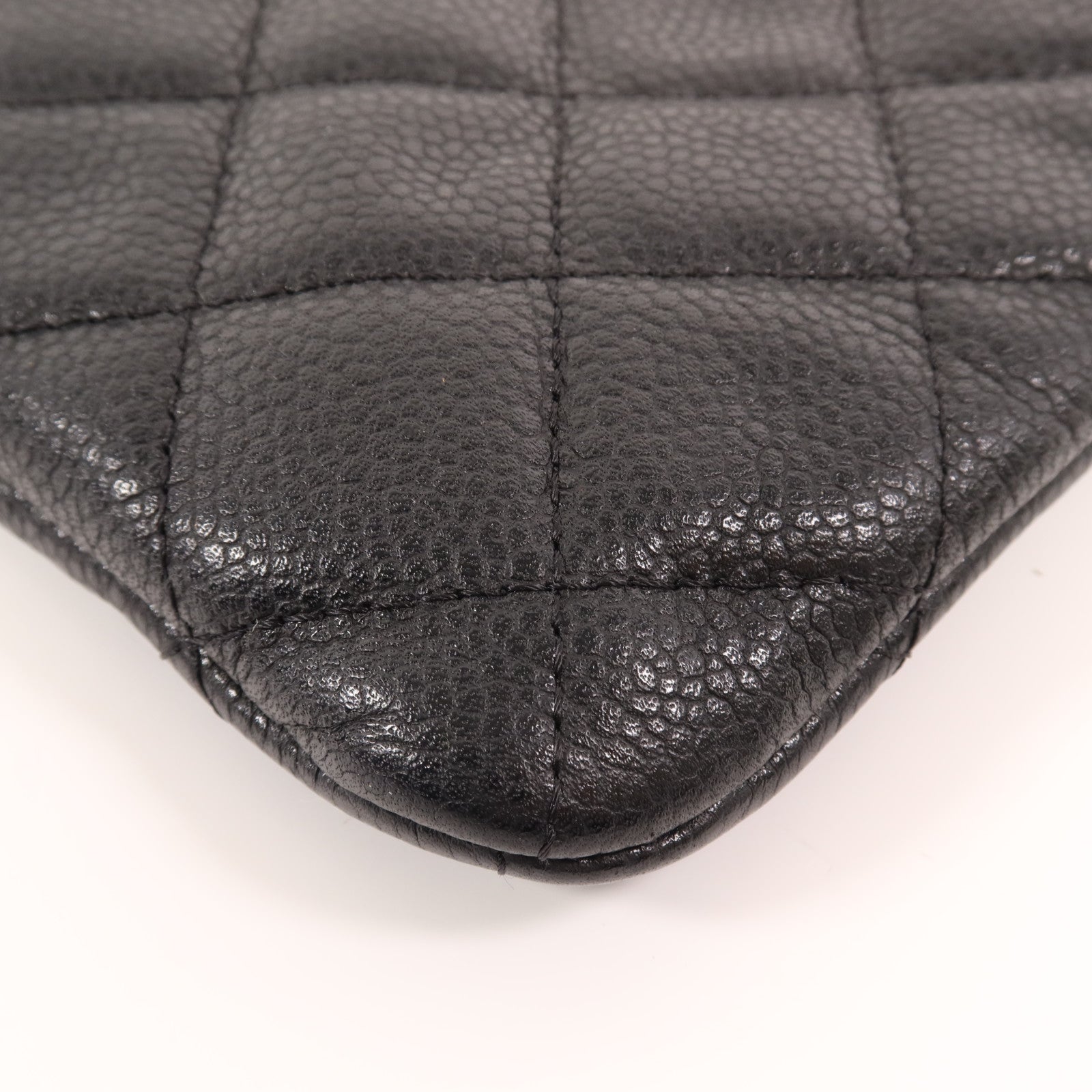 CHANEL 牛皮皮革Clutch金扣手拿包