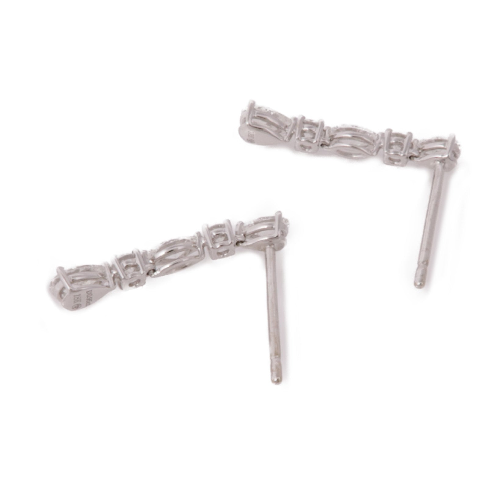 JEWELRY 18K白金Diamond Earrings鑽石耳環