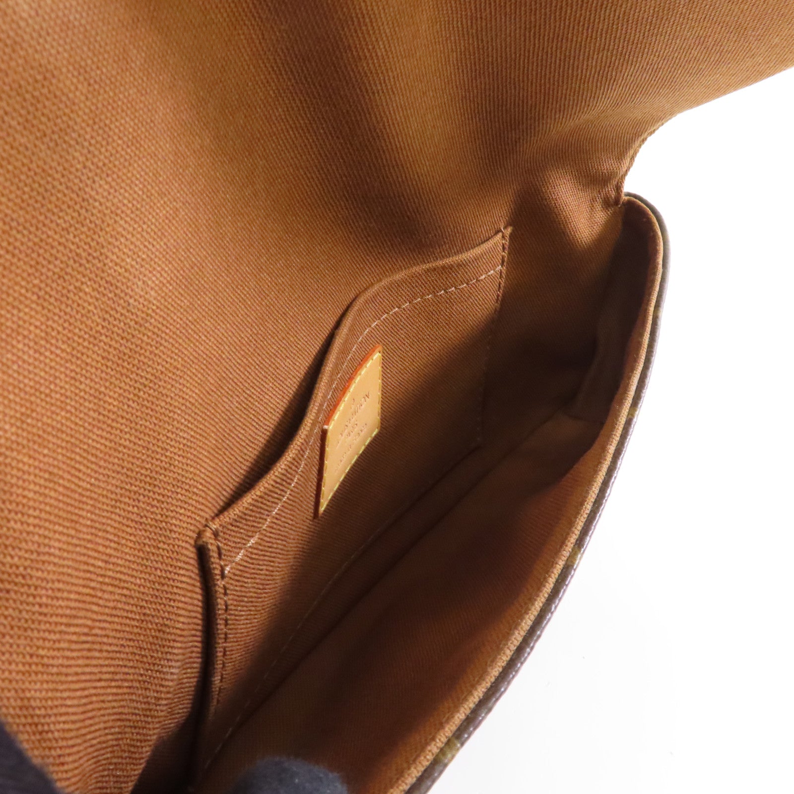 LOUIS VUITTON Monogram Pochette Marelle金扣腰包啡色