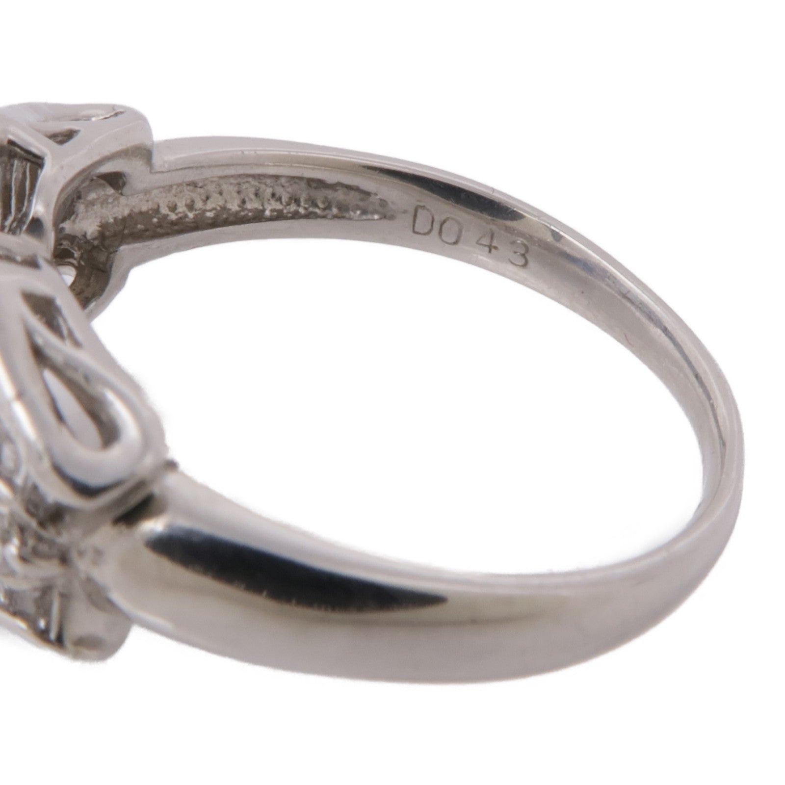 JEWELRY 【激減優惠】PT900鉑金Sapphire/Diamond Ring藍寶石/鑽石戒指US#6.25