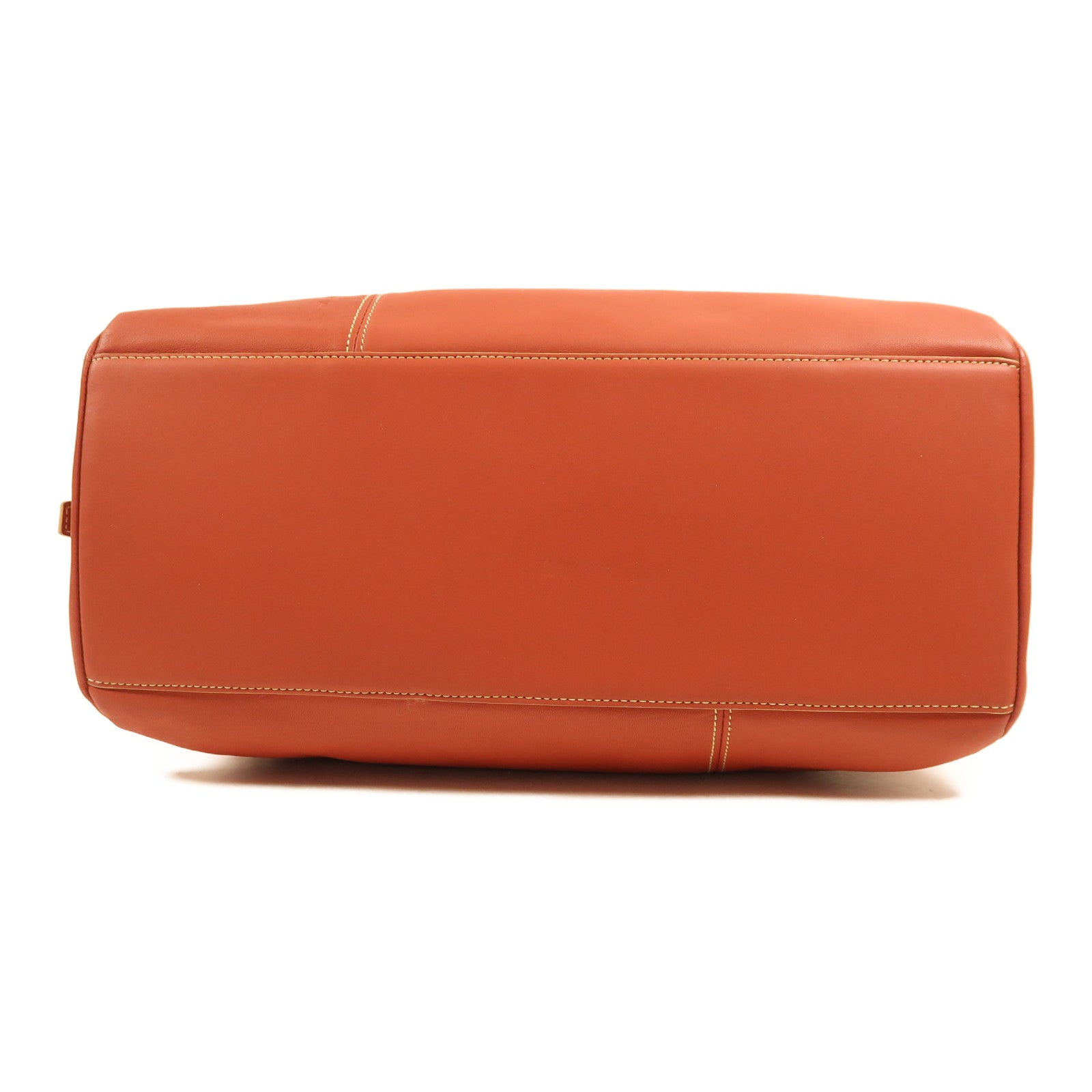 LOEWE 牛皮皮革Hand Bag銀扣手挽袋
