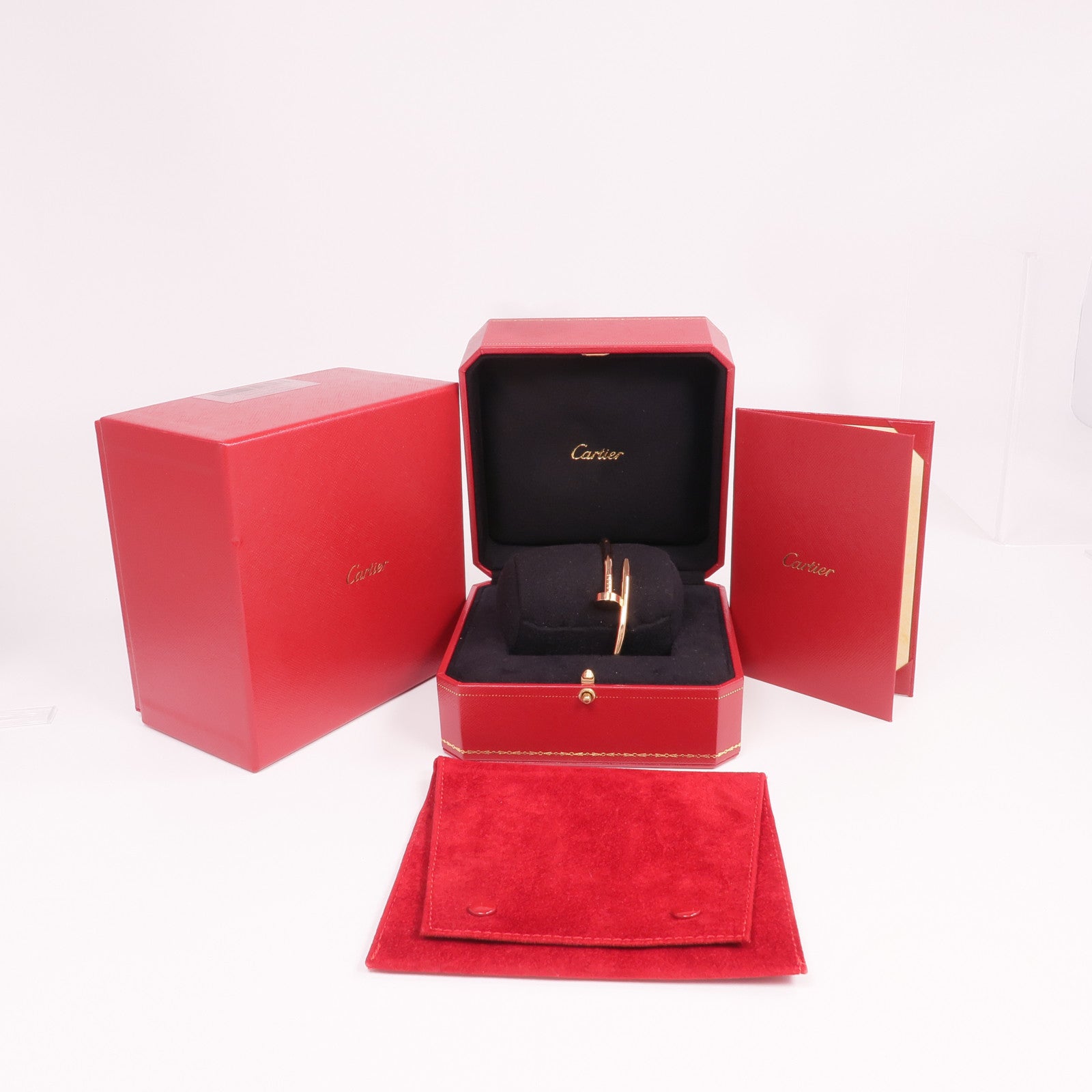 CARTIER 18K玫瑰金Juste Un Clou手鐲金Cartier#19