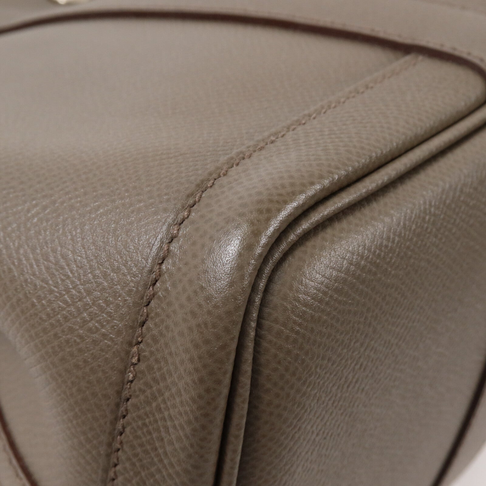 HERMES Epsom皮革Garden Party TPM手挽袋Etain