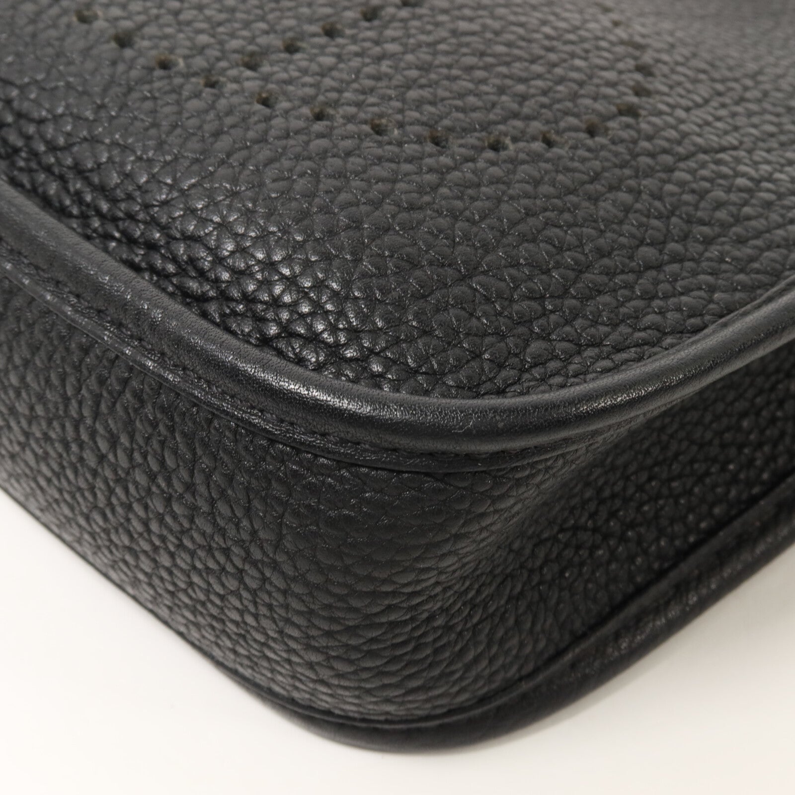 HERMES Clemence皮革Evelyne TPM肩背袋Noir