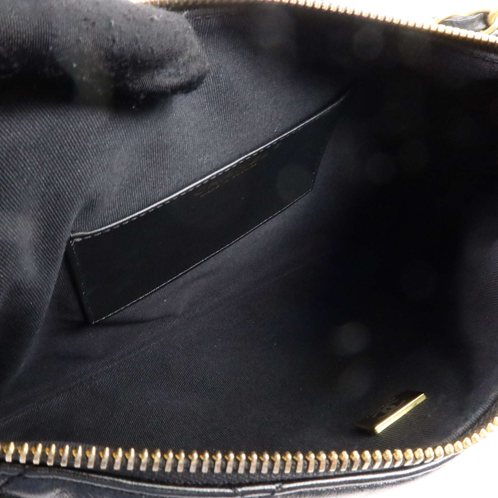 CHANEL 羊皮皮革Hobo Bag鏈帶肩背袋