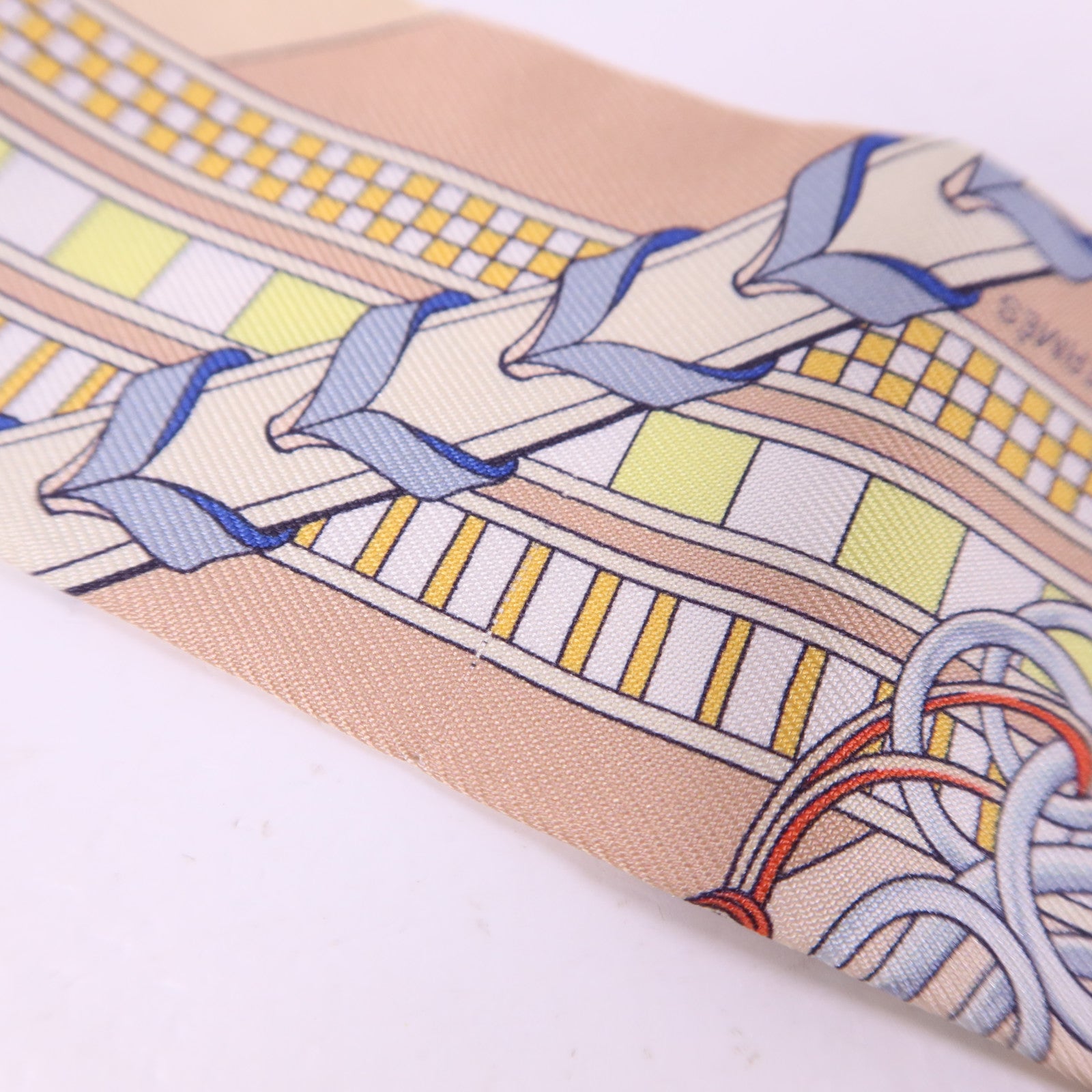 HERMES 絲質Twilly絲巾