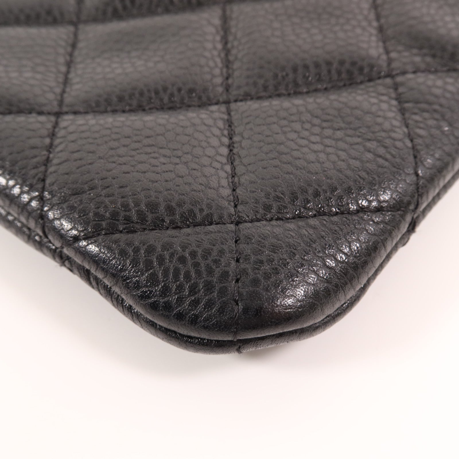 CHANEL 牛皮皮革Clutch金扣手拿包