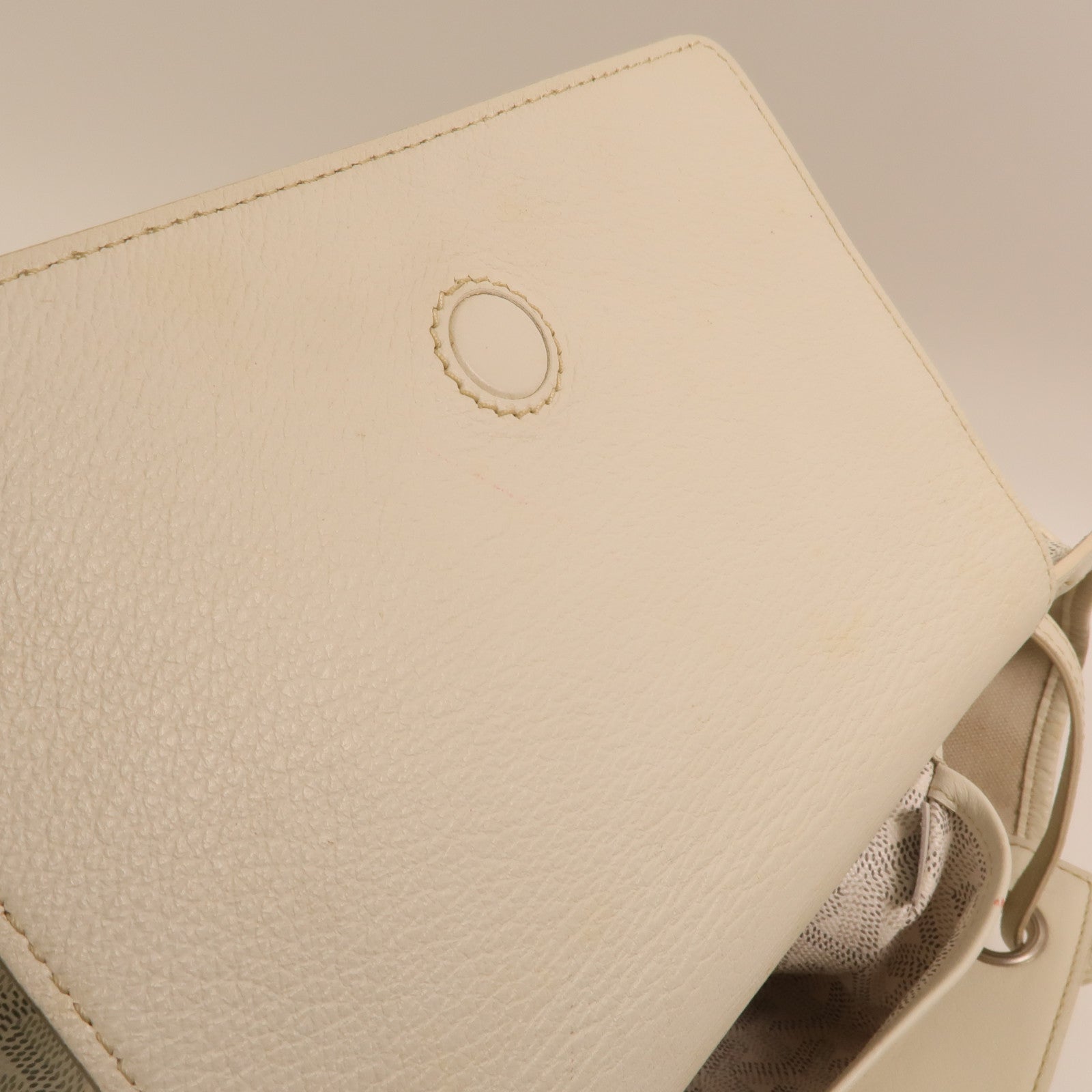 GOYARD 塗層帆布Rouette Souple PM銀扣肩背袋