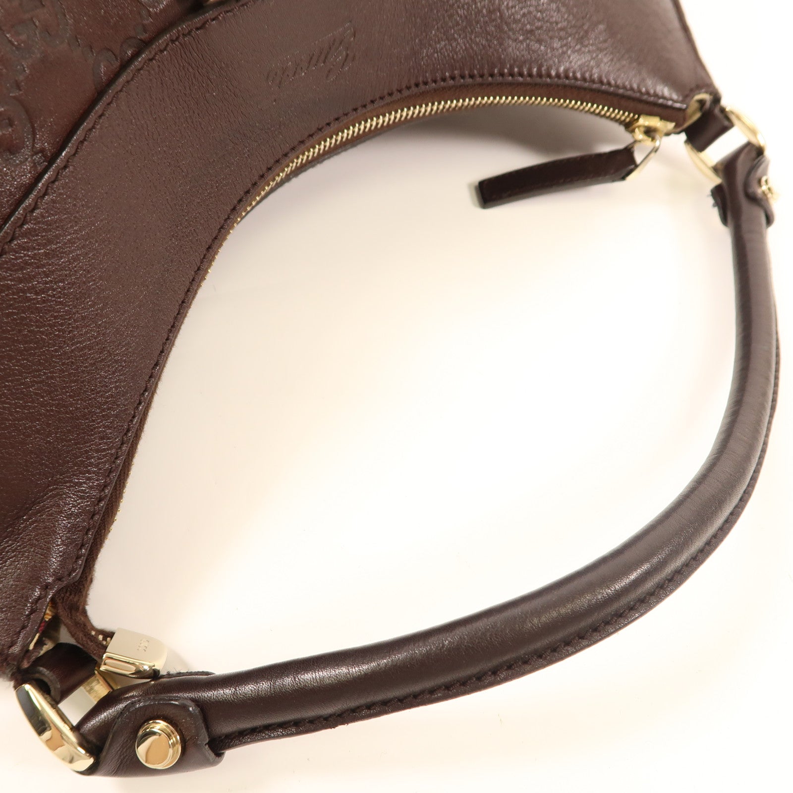 GUCCI 牛皮皮革Hand Bag金扣肩背袋