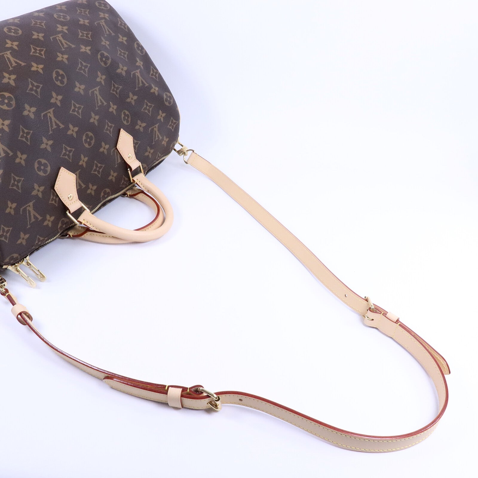 LOUIS VUITTON Monogram Speedy 35手挽肩背兩用袋