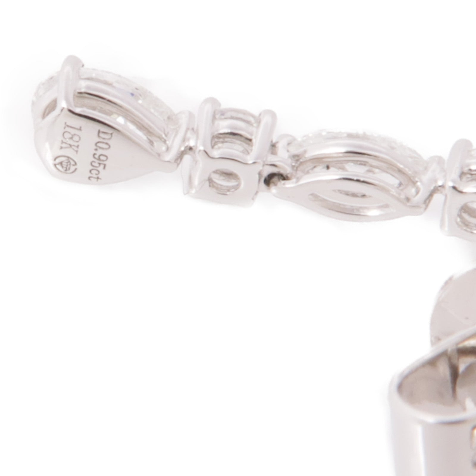 JEWELRY 18K白金Diamond Earrings鑽石耳環
