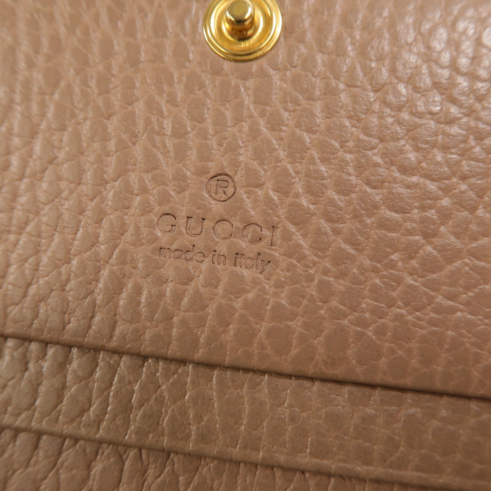 GUCCI 塗層帆布GG Marmont Wallet錢包