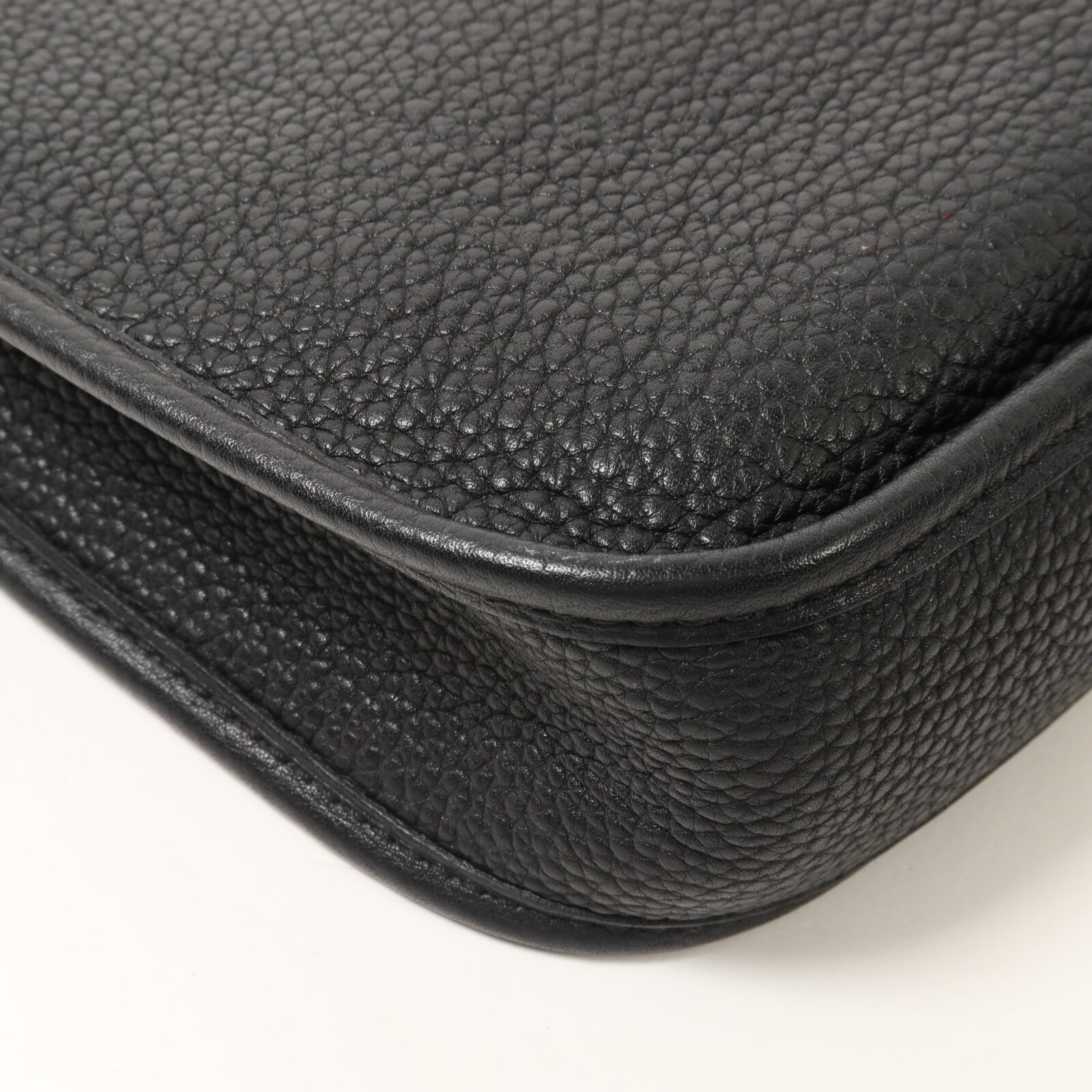 HERMES Clemence皮革Evelyne TPM肩背袋Noir