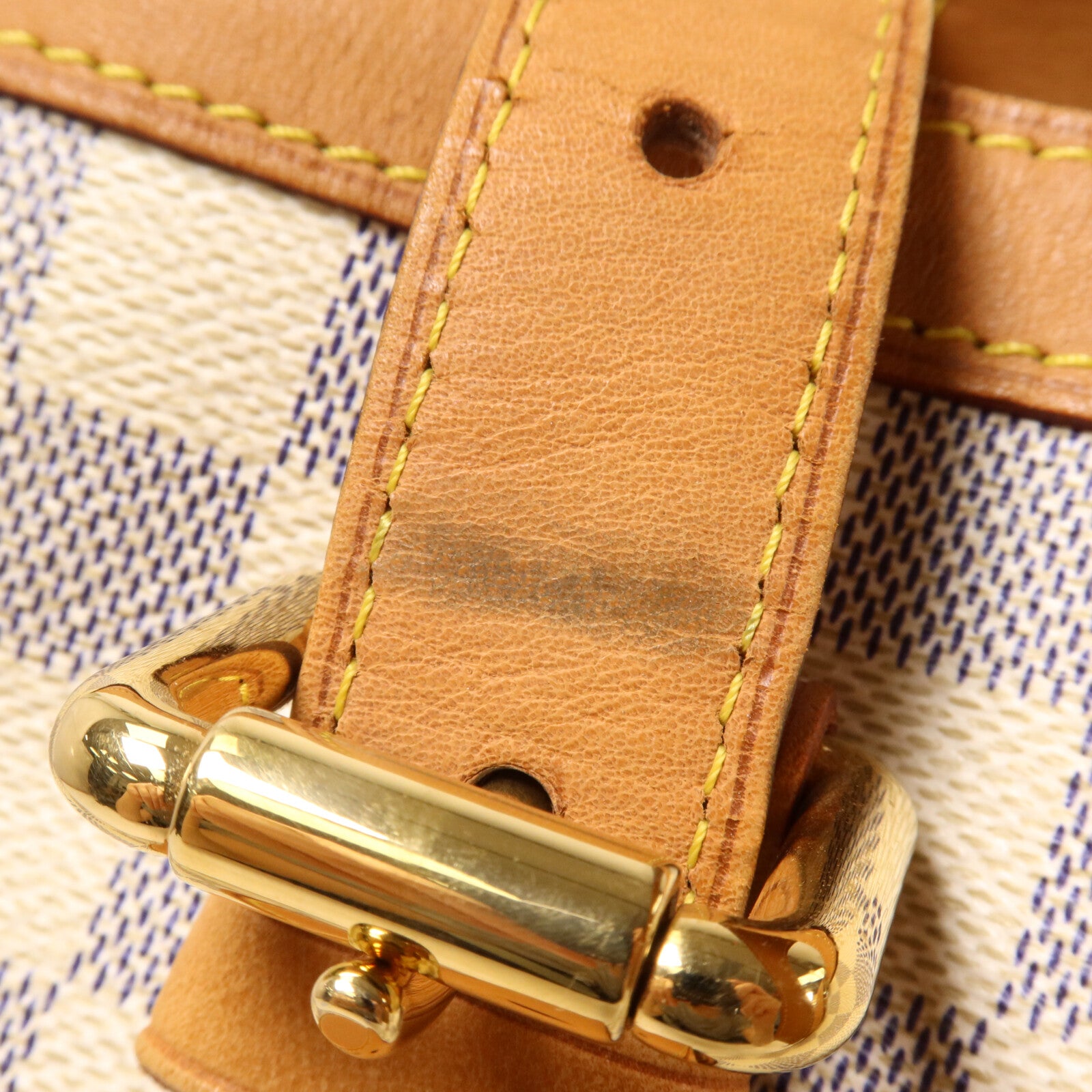 LOUIS VUITTON Damier Azur Hampstead MM肩背袋
