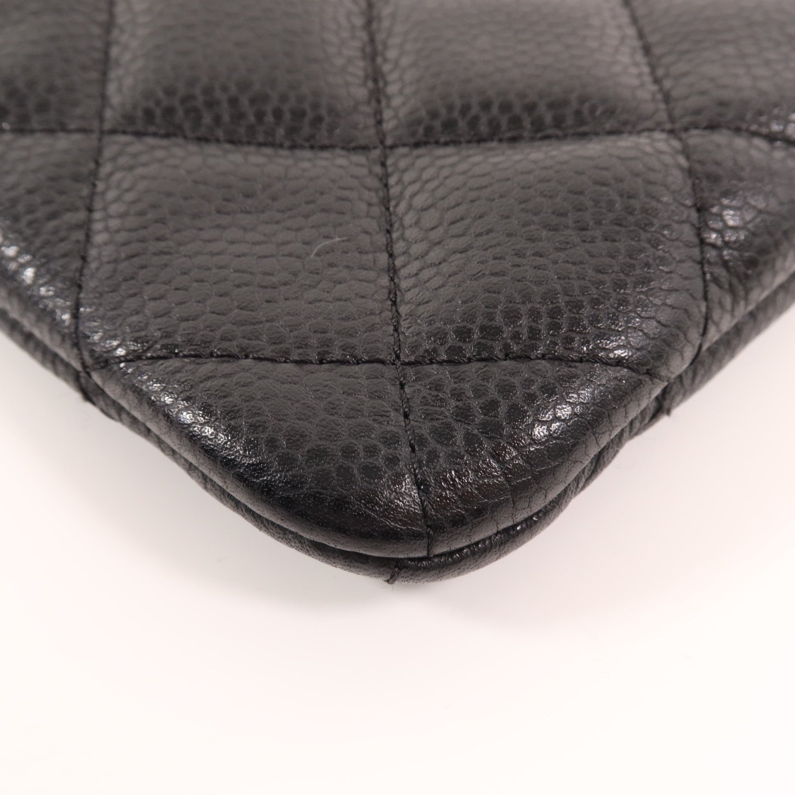 CHANEL 牛皮皮革Clutch金扣手拿包