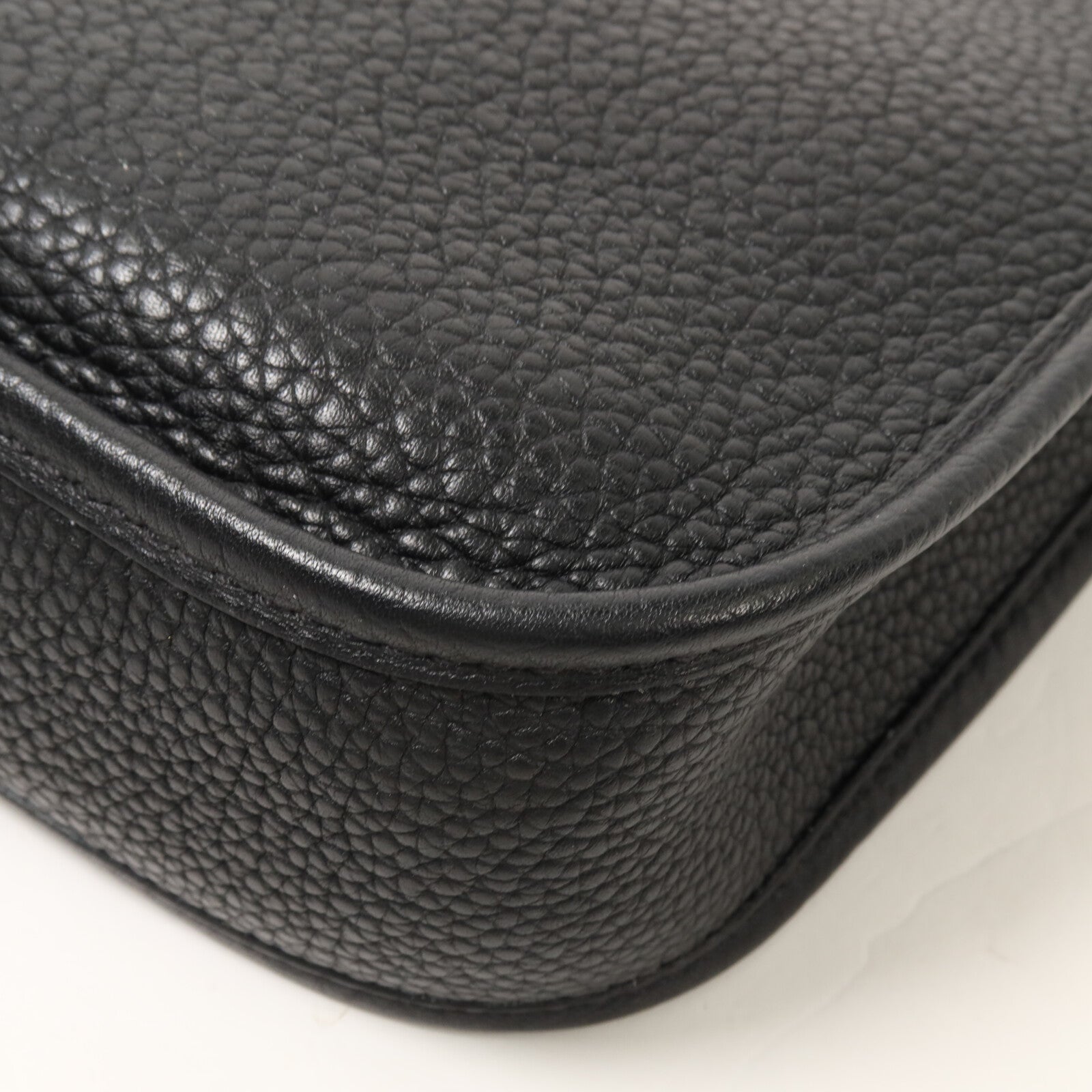 HERMES Clemence皮革Evelyne TPM肩背袋Noir