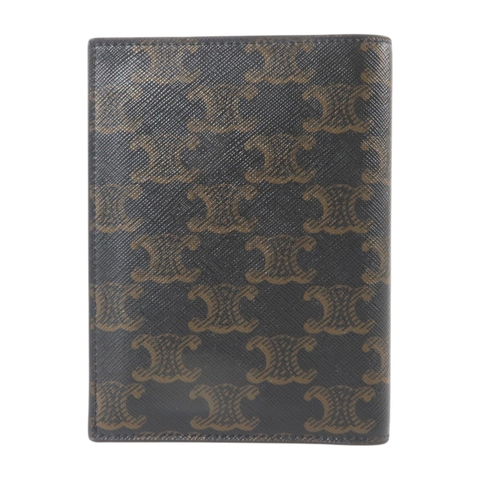 CELINE Triomphe塗層帆布Passport Case護照套
