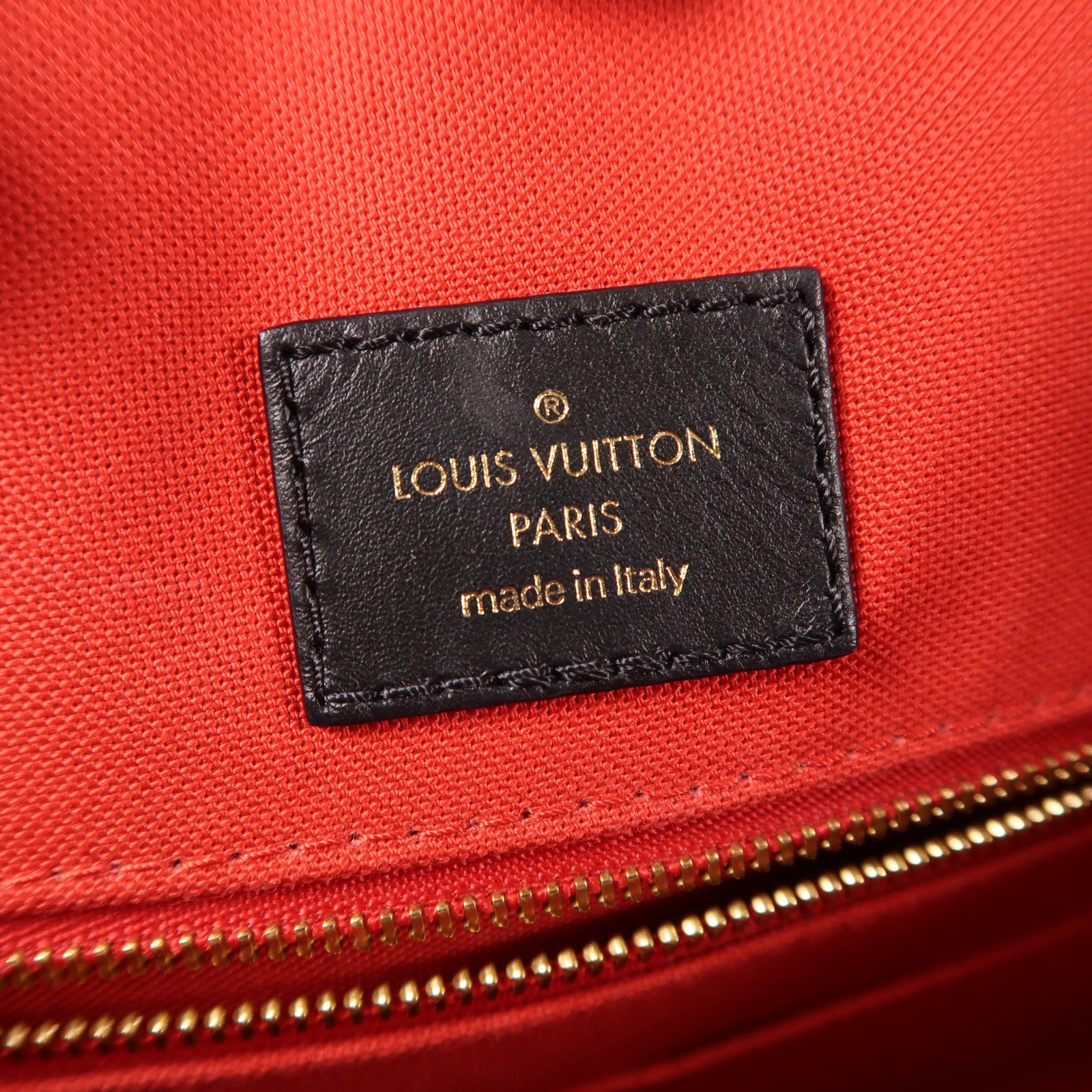 LOUIS VUITTON Monogram Giant On The Go MM金扣手挽肩背兩用袋