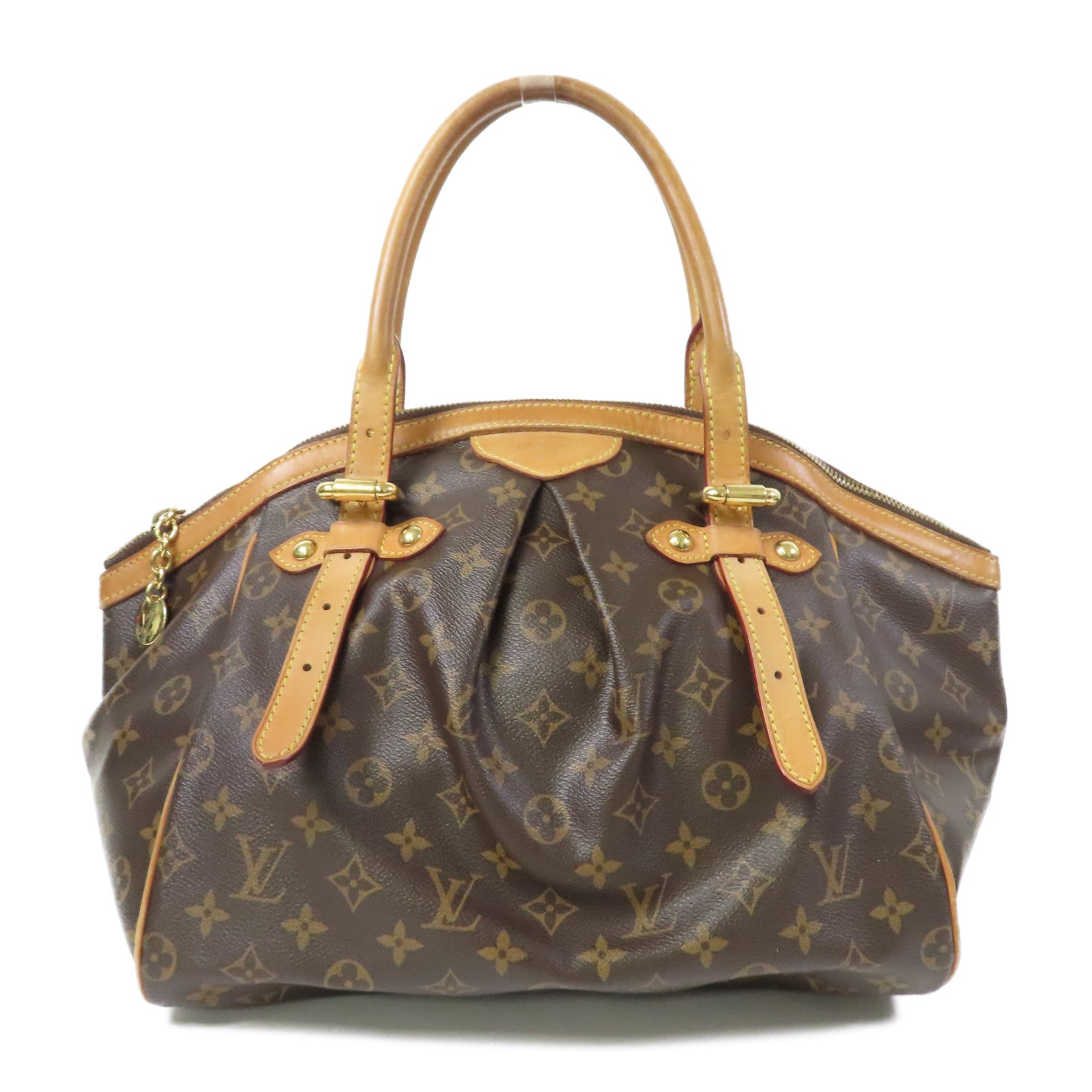 LOUIS VUITTON 【激減優惠】Monogram Tivoli GM金扣肩背袋啡色