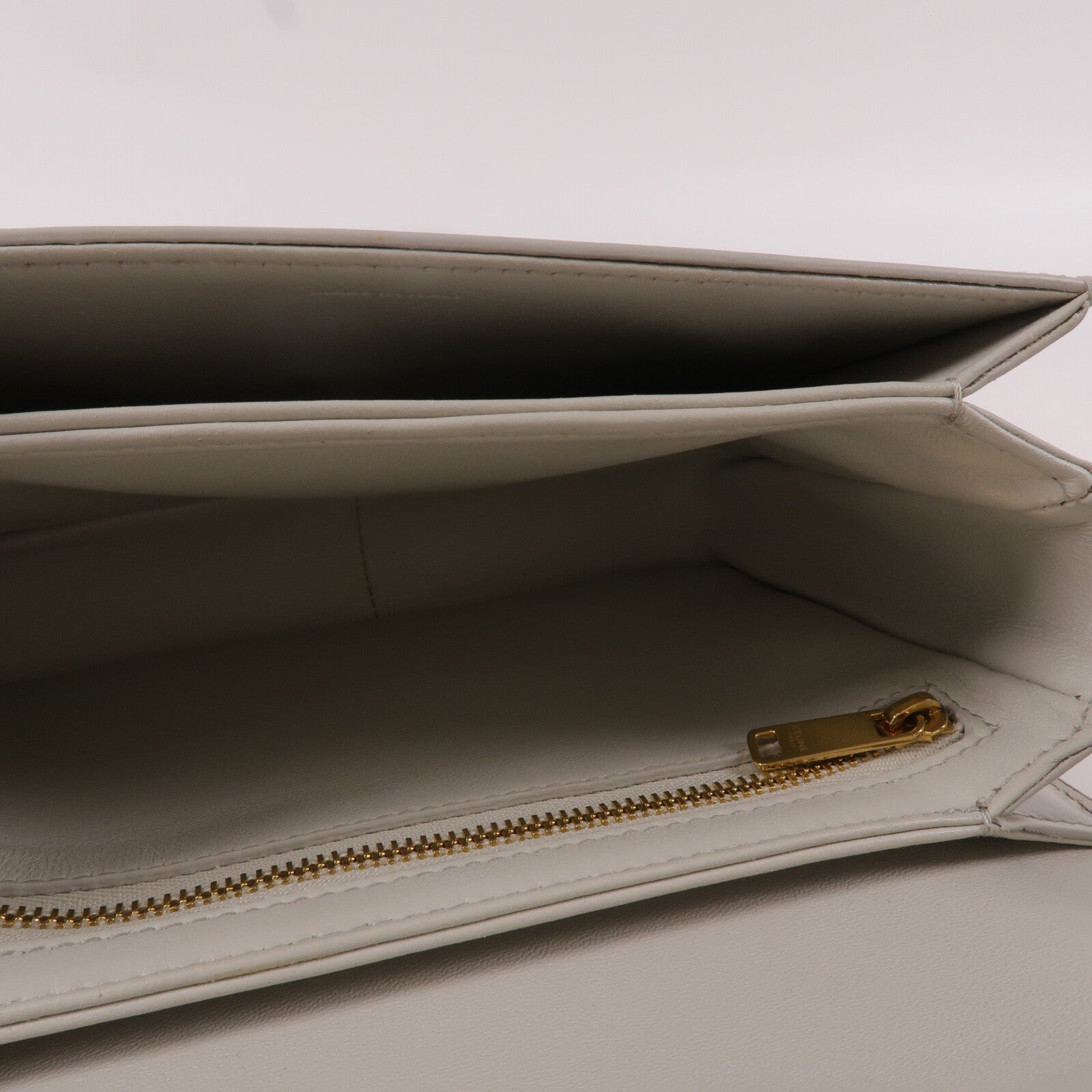 CELINE 牛皮皮革Teen Triomphe肩背袋