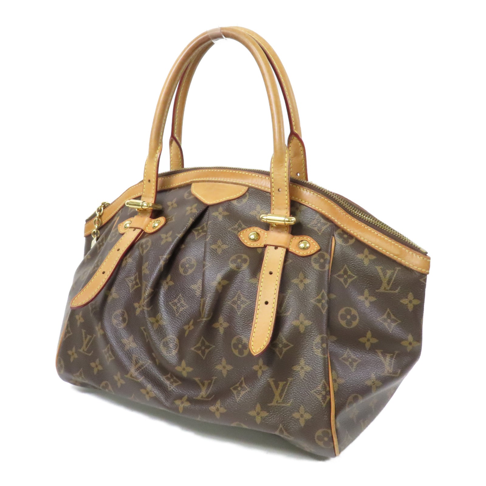 LOUIS VUITTON 【激減優惠】Monogram Tivoli GM金扣肩背袋啡色