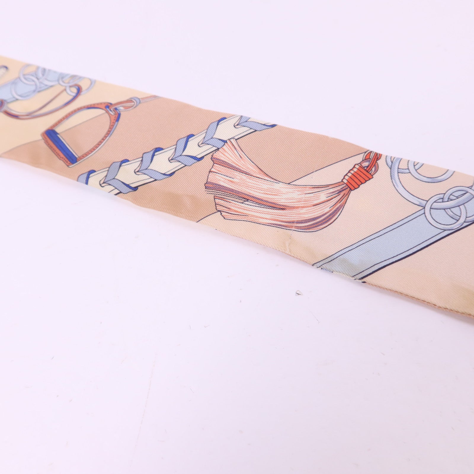 HERMES 絲質Twilly絲巾