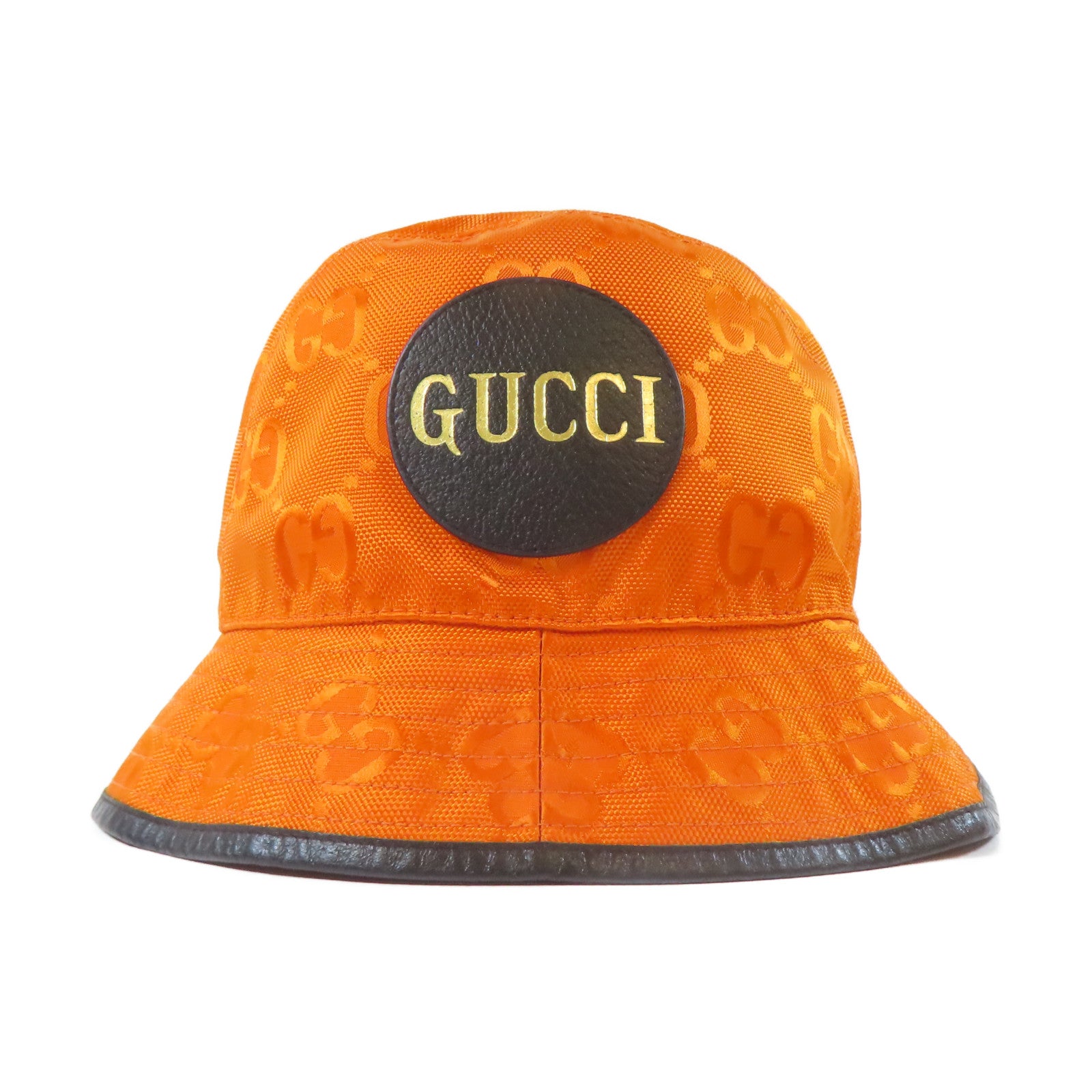GUCCI 【激減優惠】尼龍Hat帽子橙色