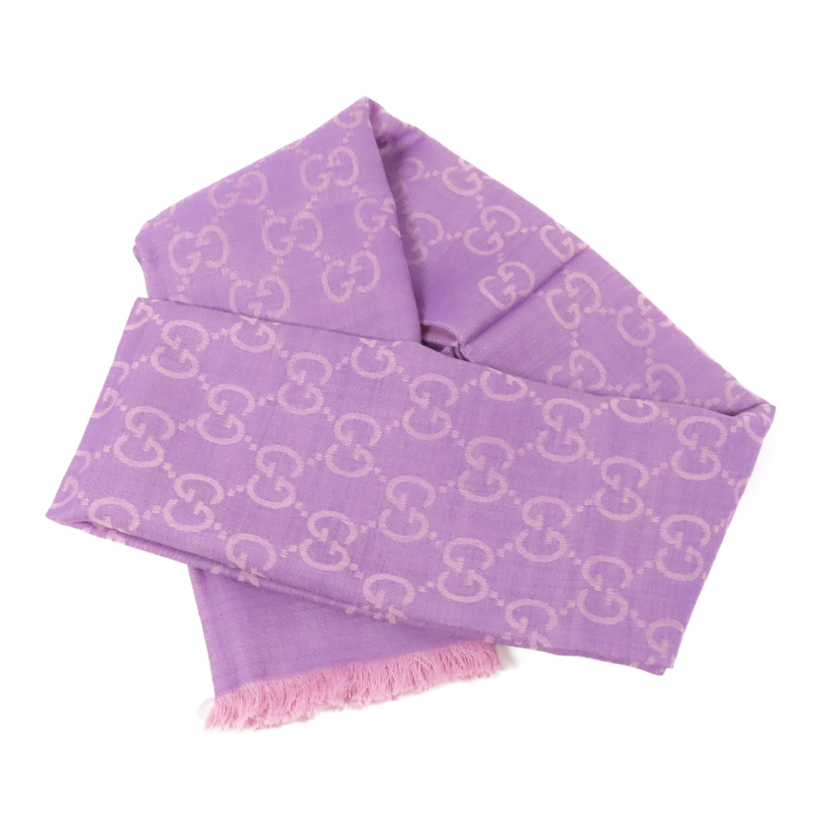GUCCI 羊毛/絲質Scarf絲巾